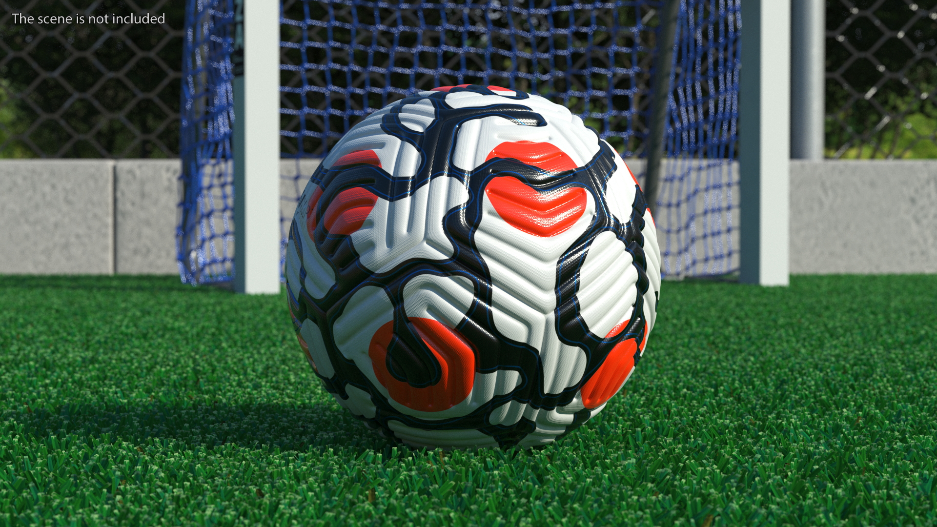 Soccer Ball Nike Flight Match Premier League 2021-22 3D