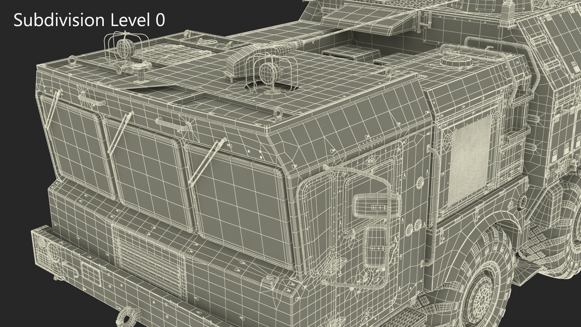 3D Tactical Missile System Iskander SS-26 Stone Rigged