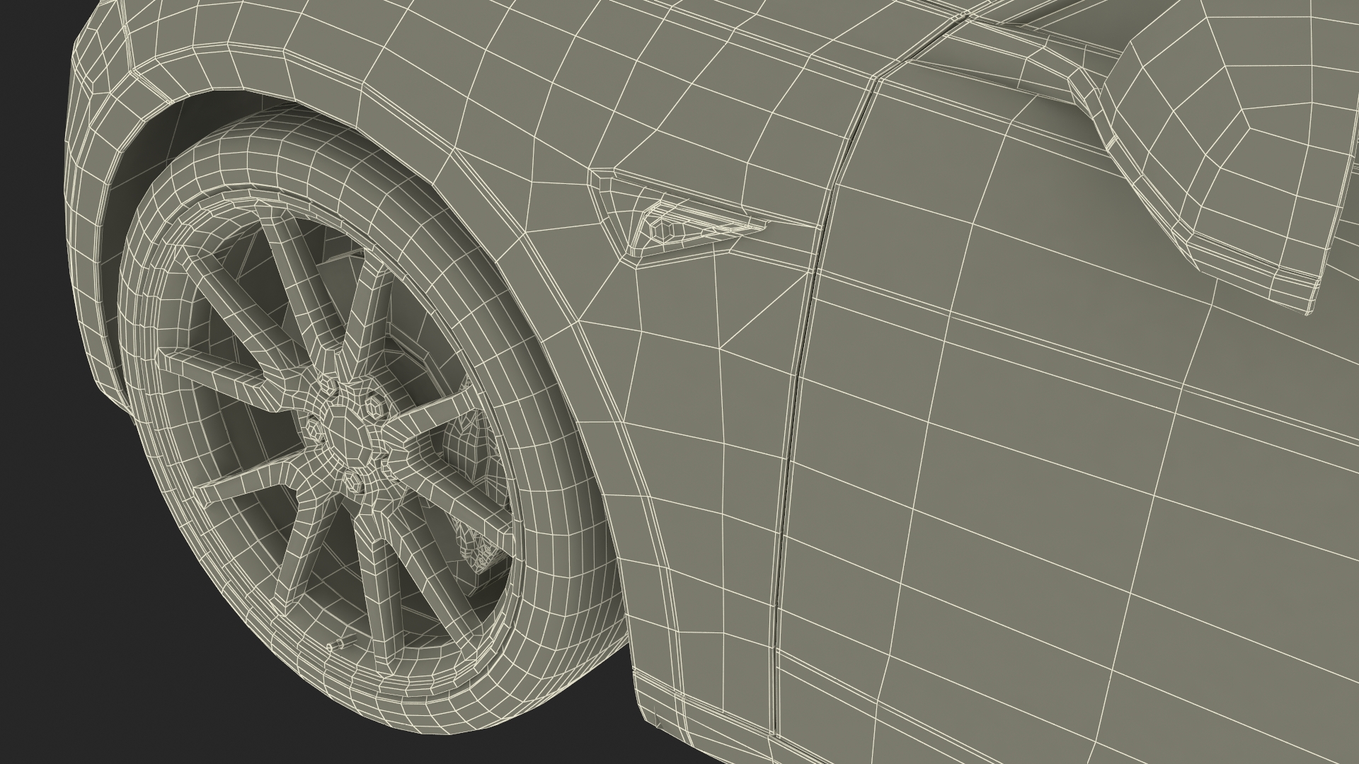 3D Tesla with Thule Car Roofbox on Roof Rack
