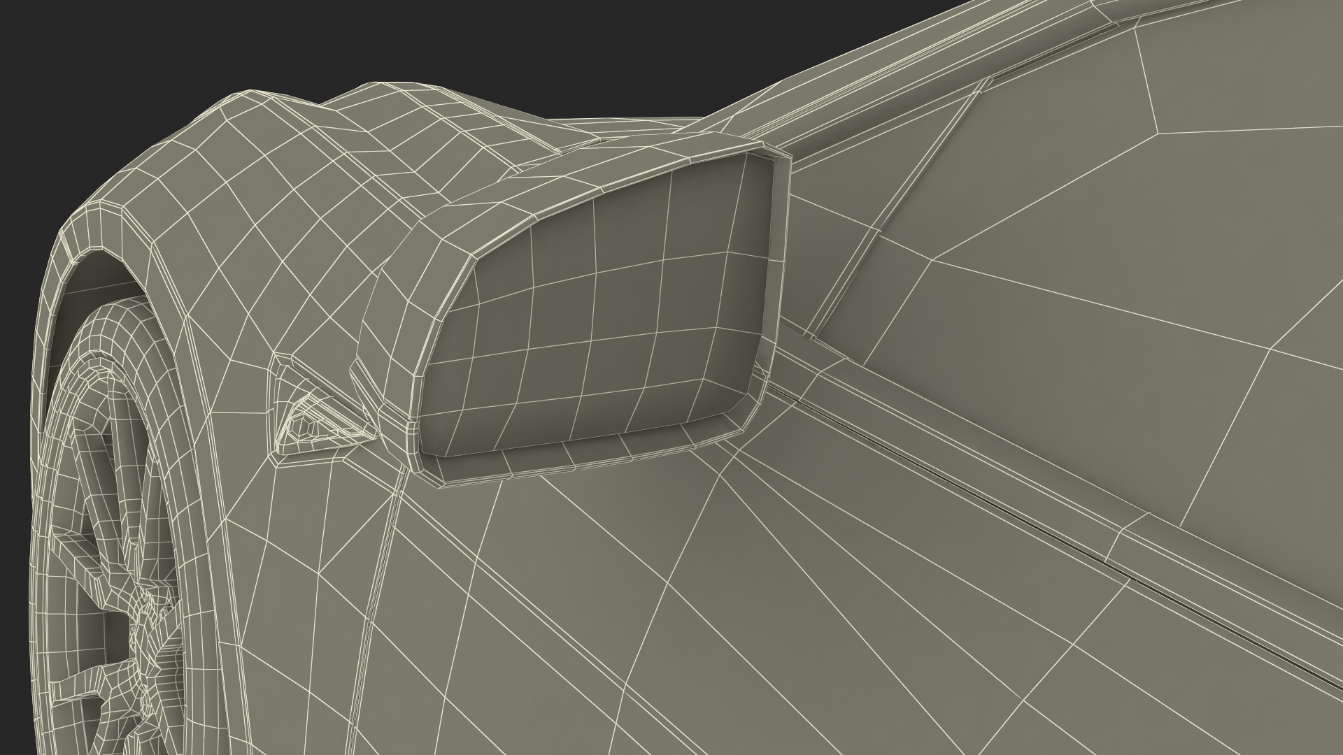 3D Tesla with Thule Car Roofbox on Roof Rack