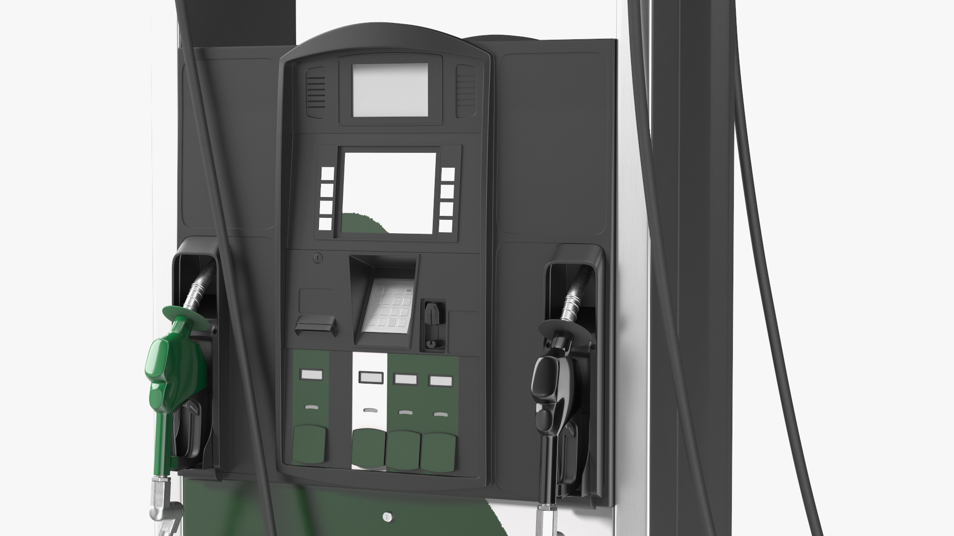 Gas Pump Green 3D model