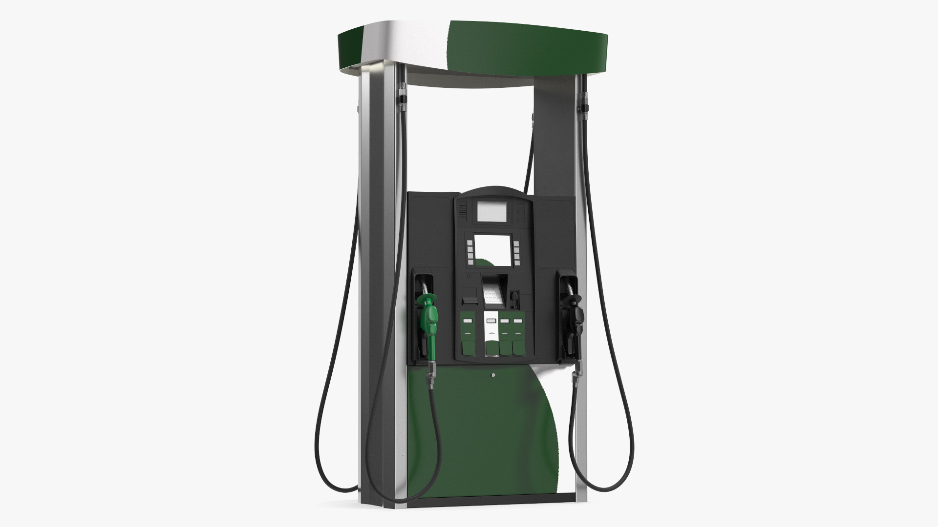 Gas Pump Green 3D model
