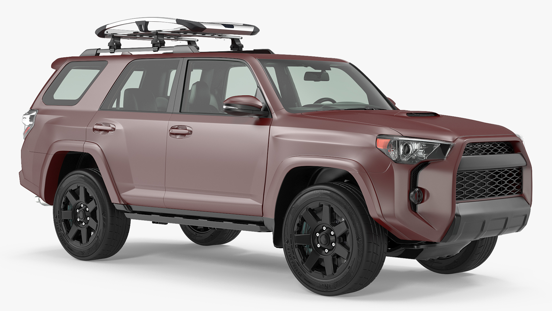 SUV 4x4 with Roof Rack 3D