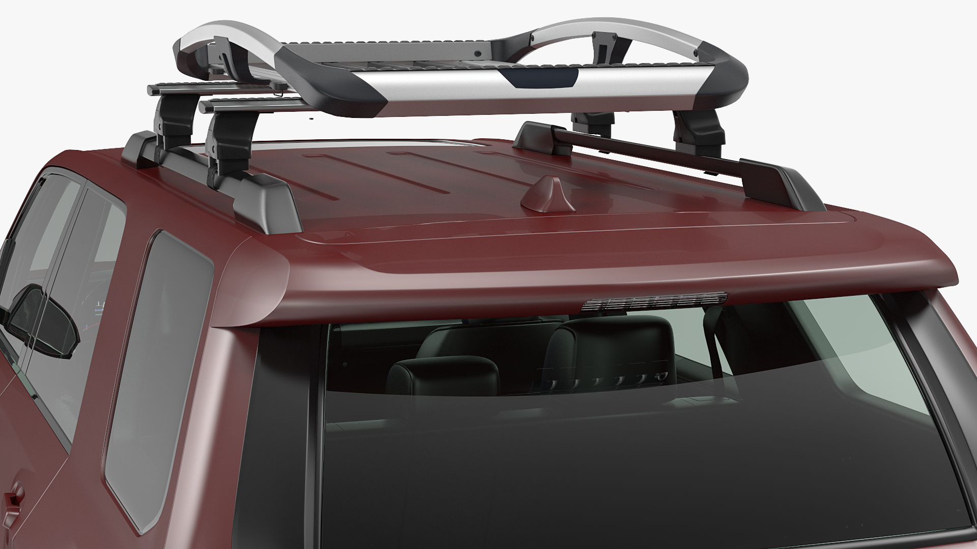 SUV 4x4 with Roof Rack 3D