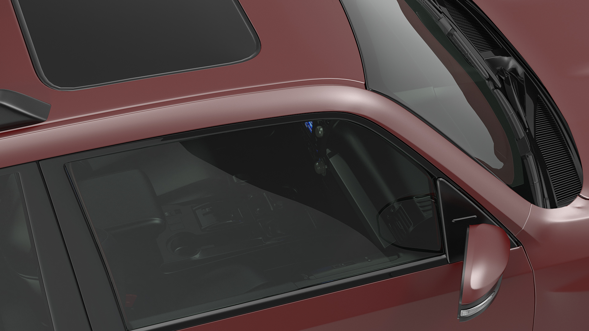 SUV 4x4 with Roof Rack 3D