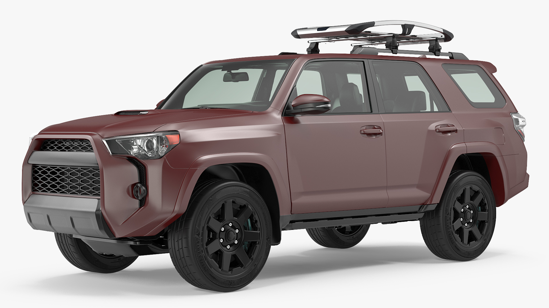 SUV 4x4 with Roof Rack 3D