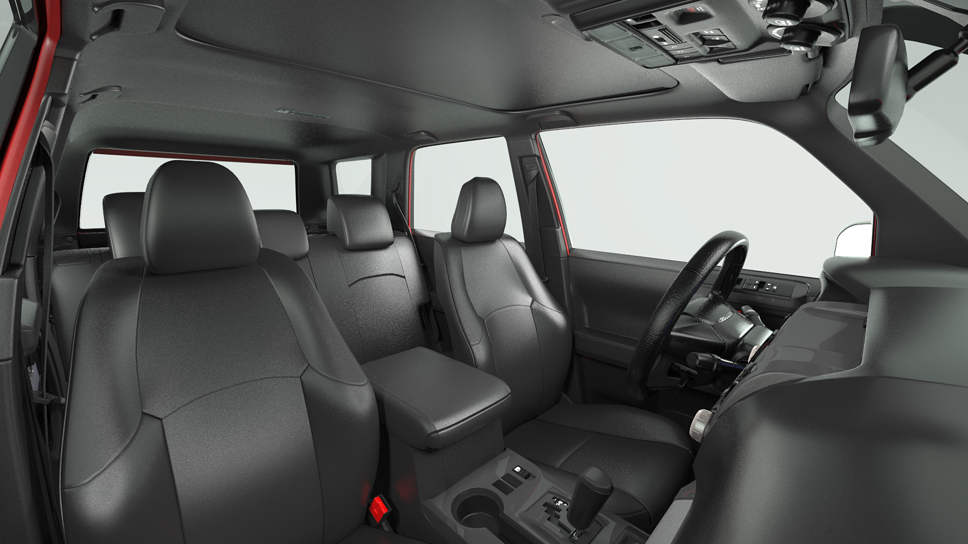 SUV 4x4 with Roof Rack 3D