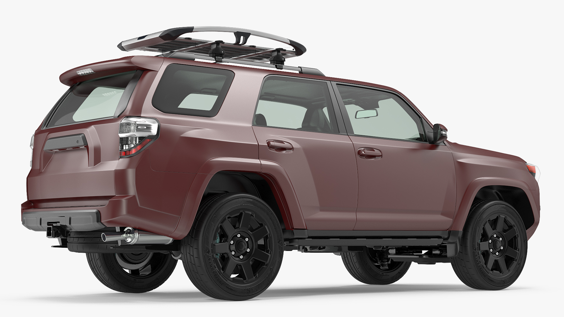 SUV 4x4 with Roof Rack 3D