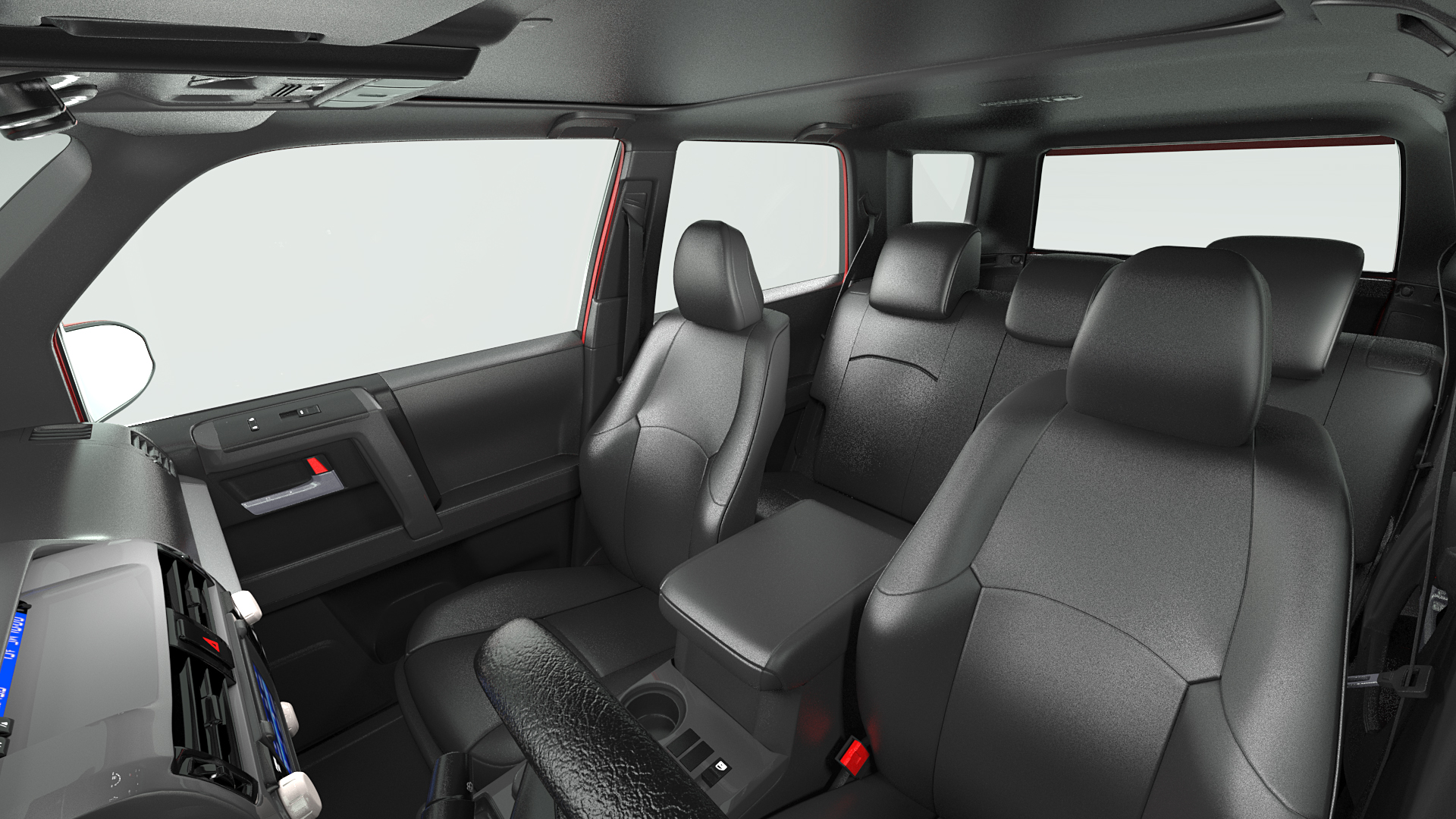 SUV 4x4 with Roof Rack 3D