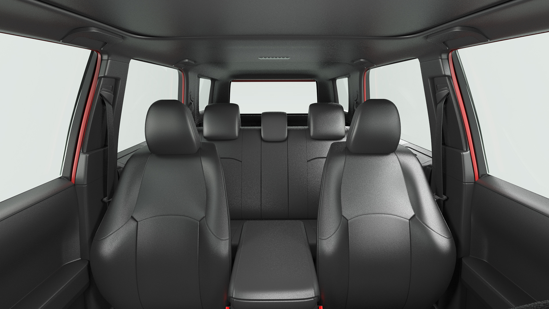 SUV 4x4 with Roof Rack 3D