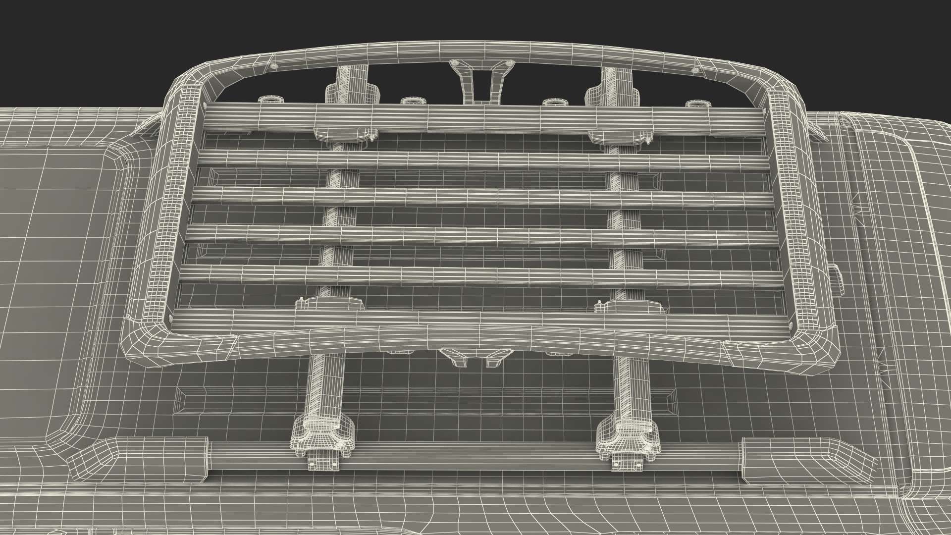 SUV 4x4 with Roof Rack 3D