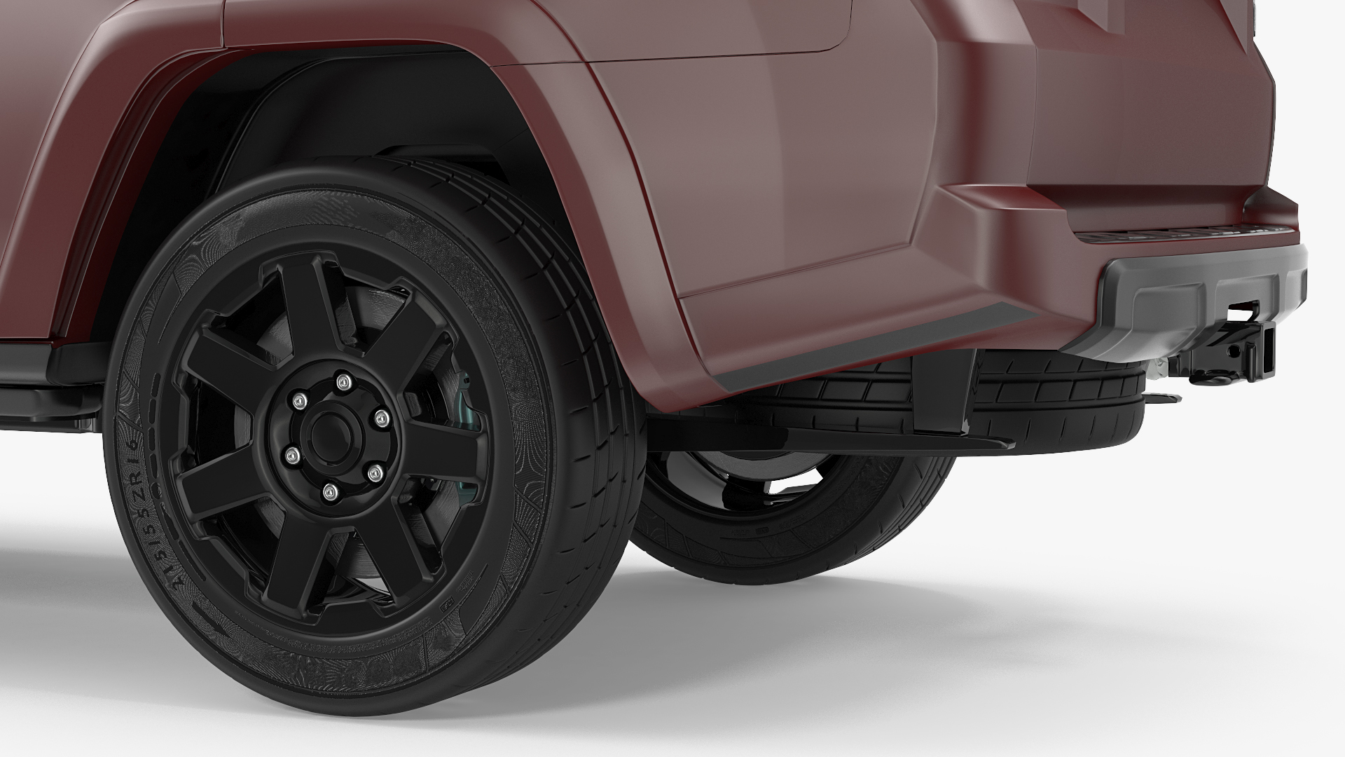 SUV 4x4 with Roof Rack 3D
