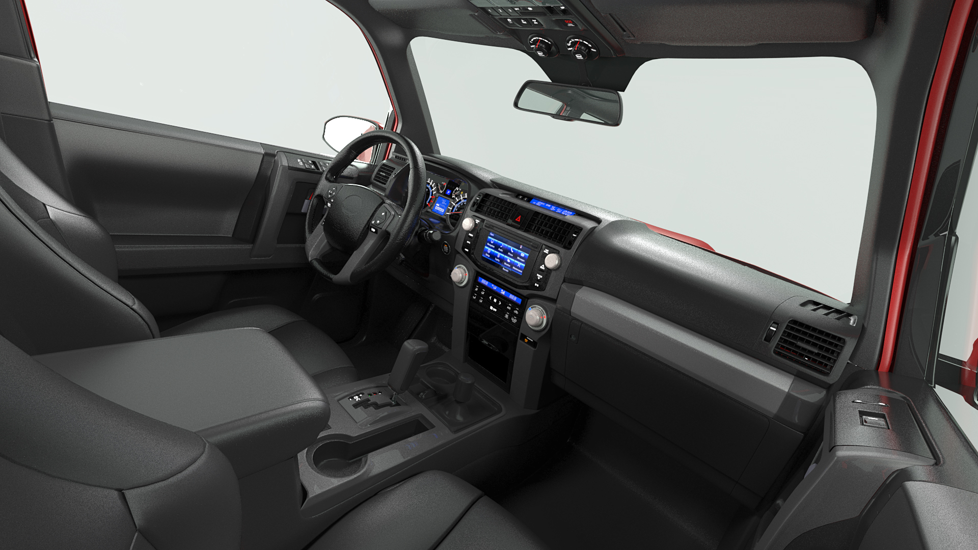 SUV 4x4 with Roof Rack 3D