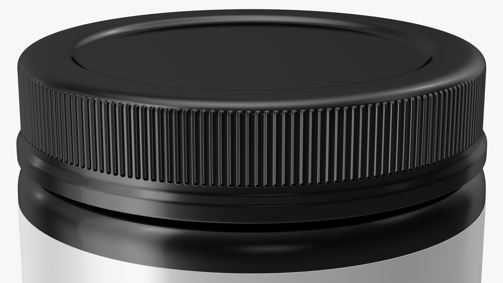 3D Collagen 200 Grams Jar Blank model