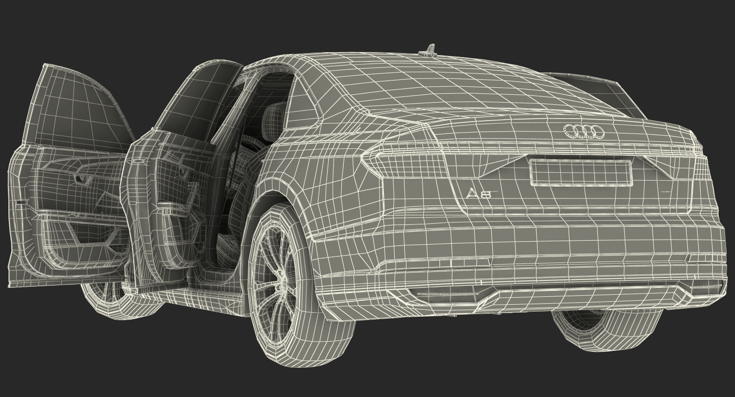 Audi A8 2018 3D