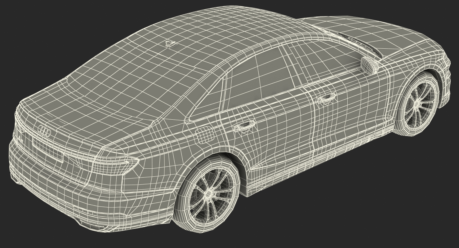 Audi A8 2018 3D