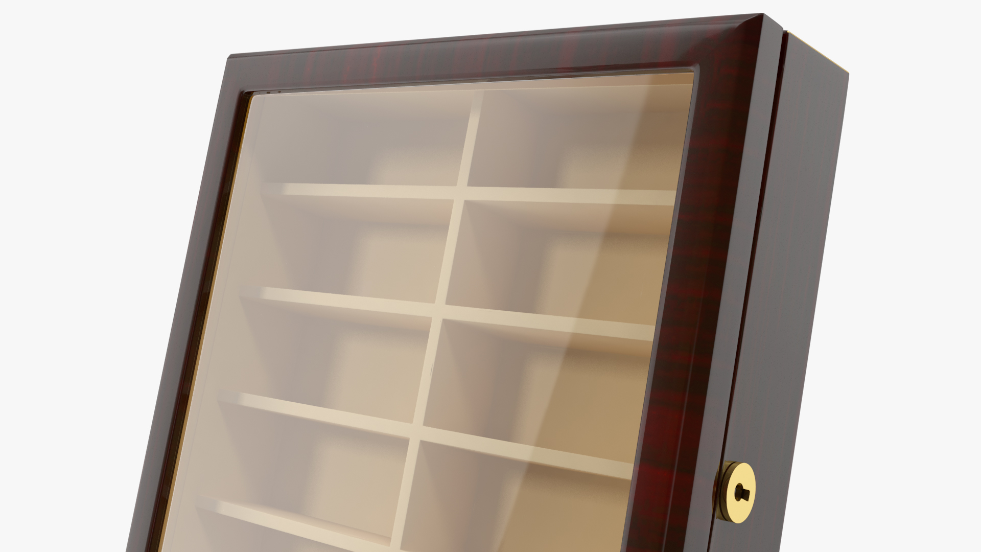 Ebony Glasses Display Stand 3D