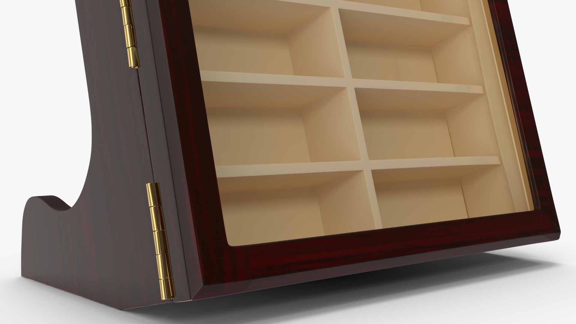 Ebony Glasses Display Stand 3D
