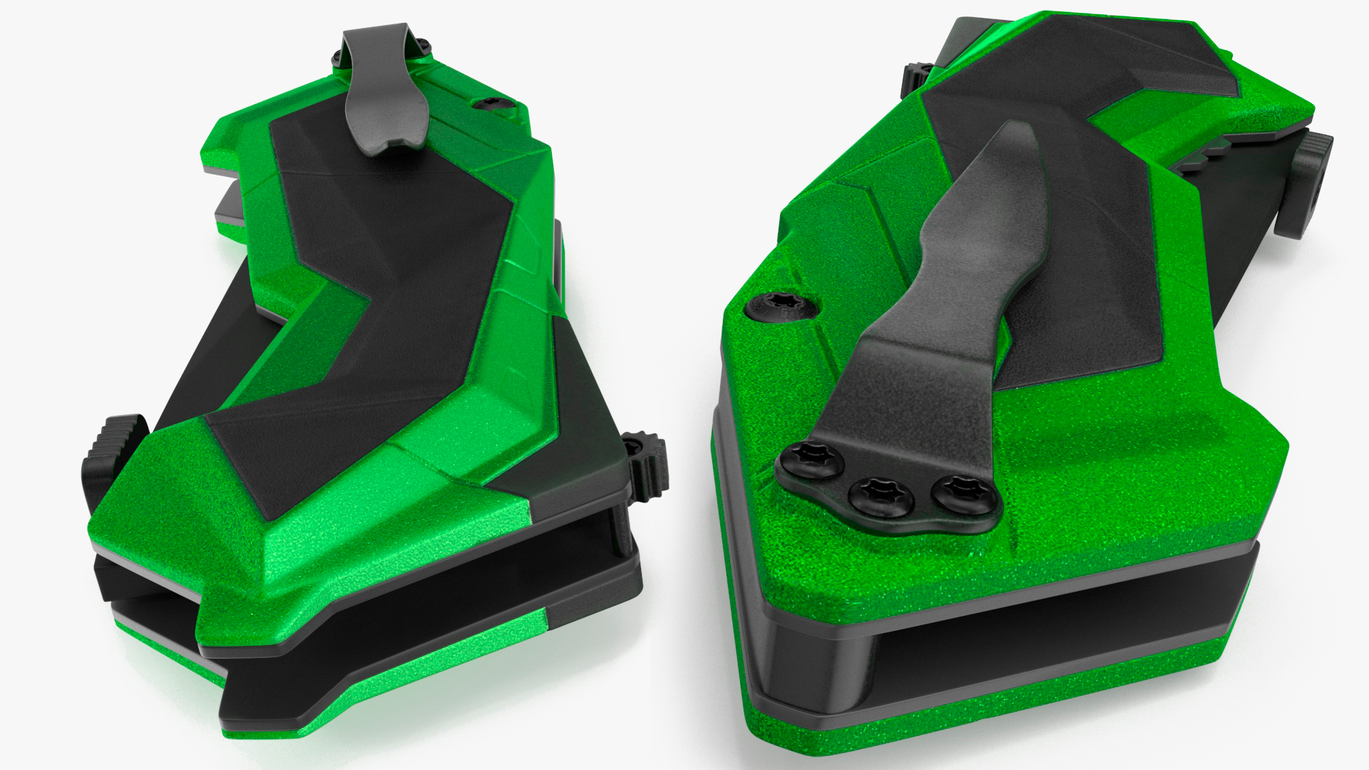 3D Fantastic Knife Folded Dark Green model