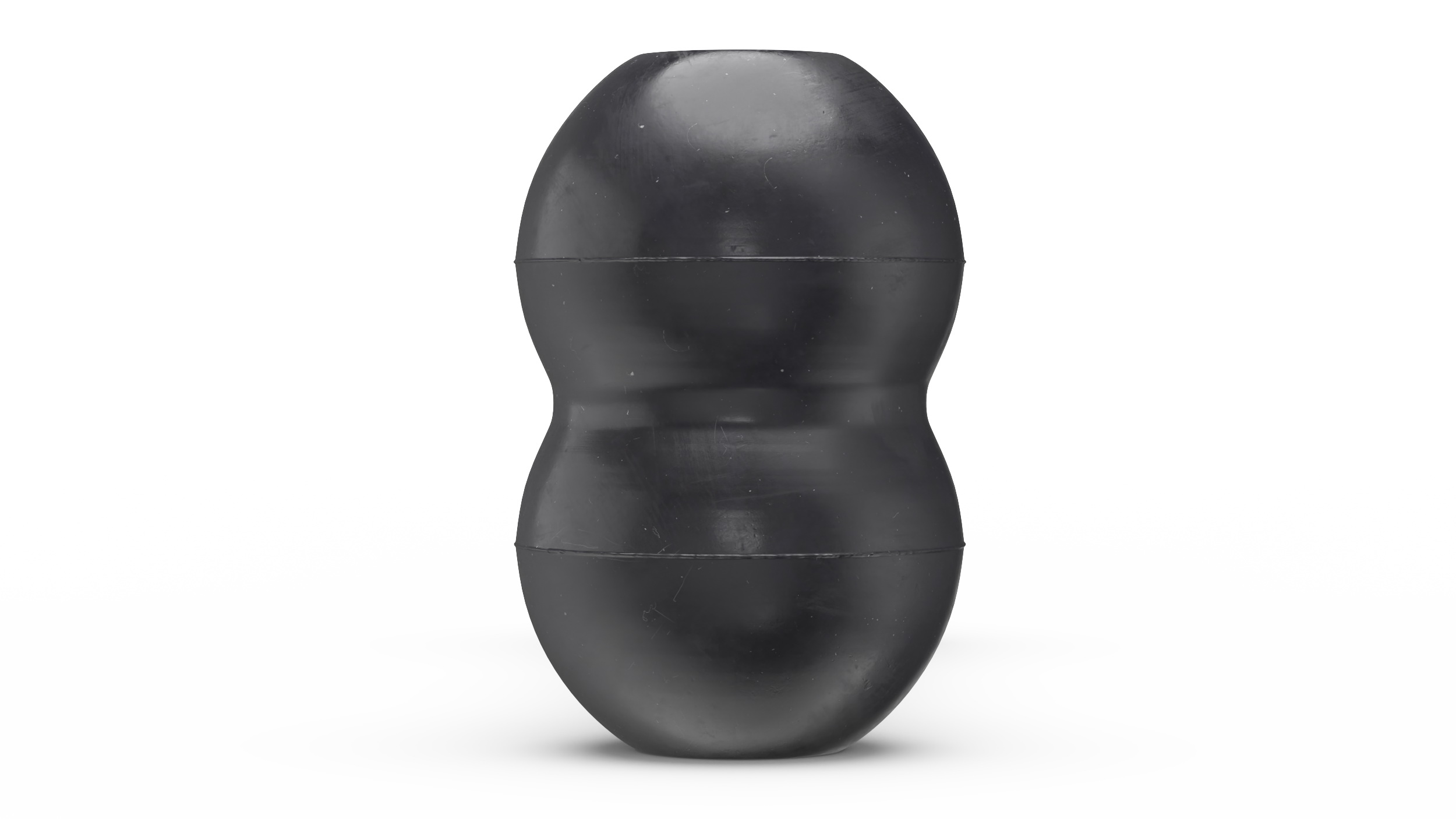 3D Bone Dog Toy Black model