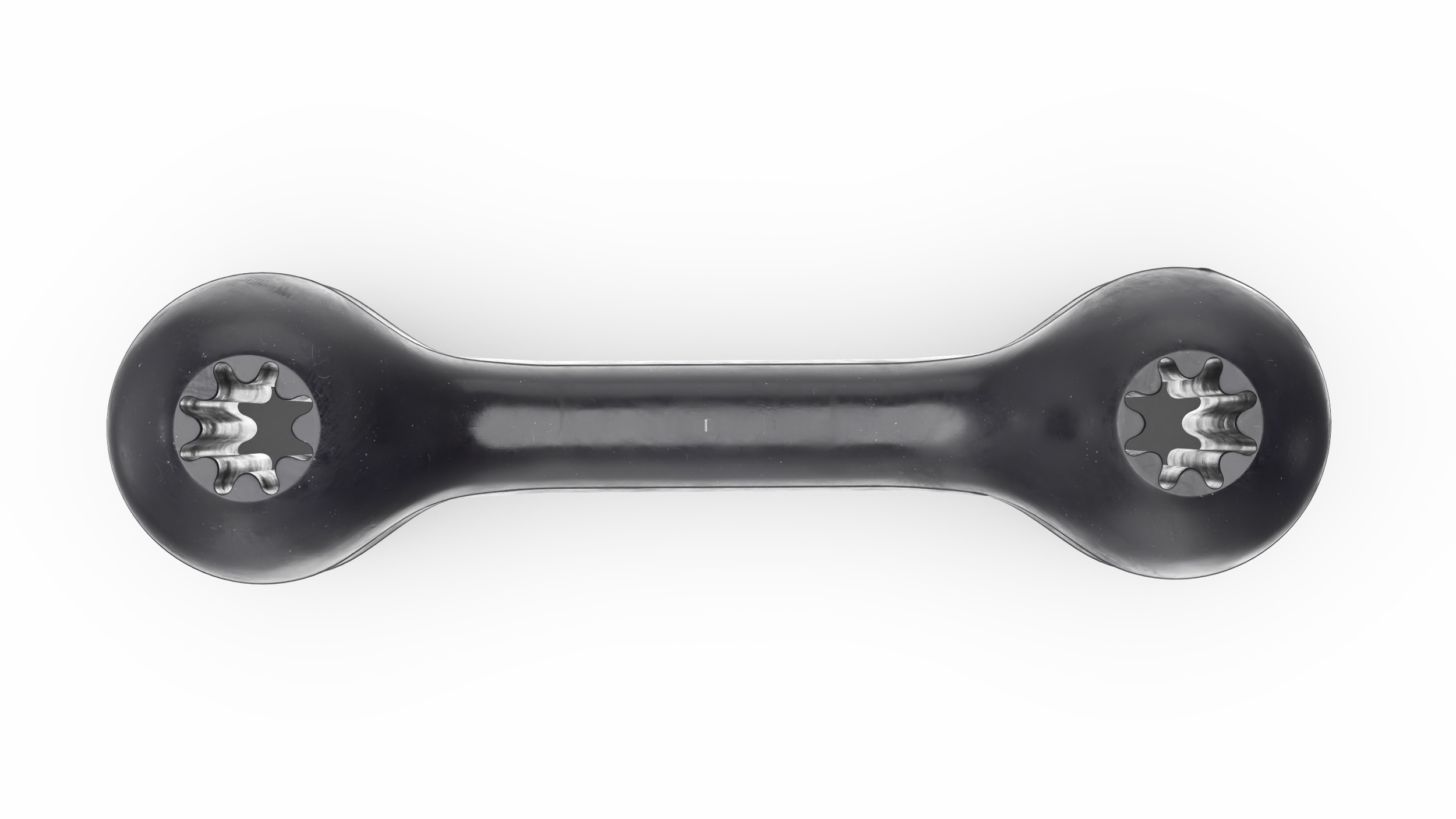 3D Bone Dog Toy Black model