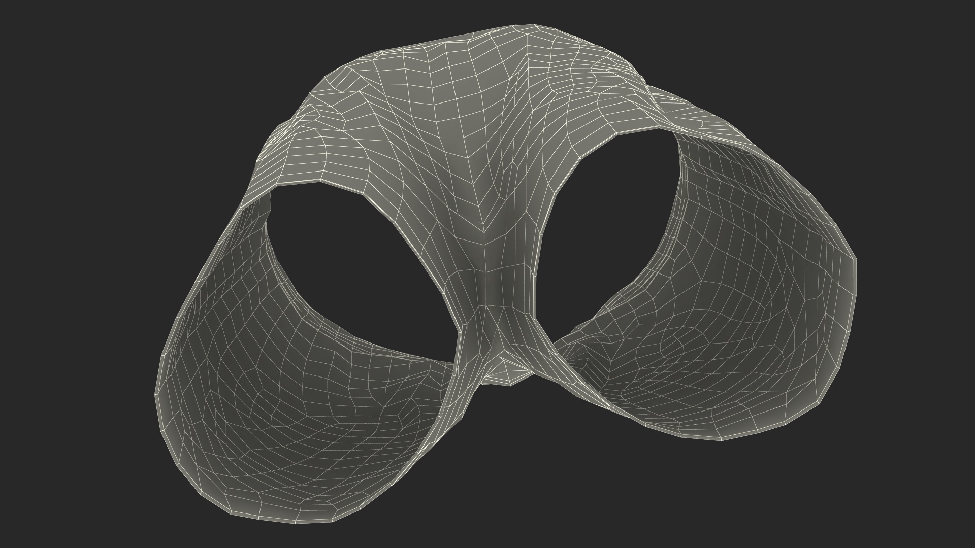 3D Athletic Running Shorts model