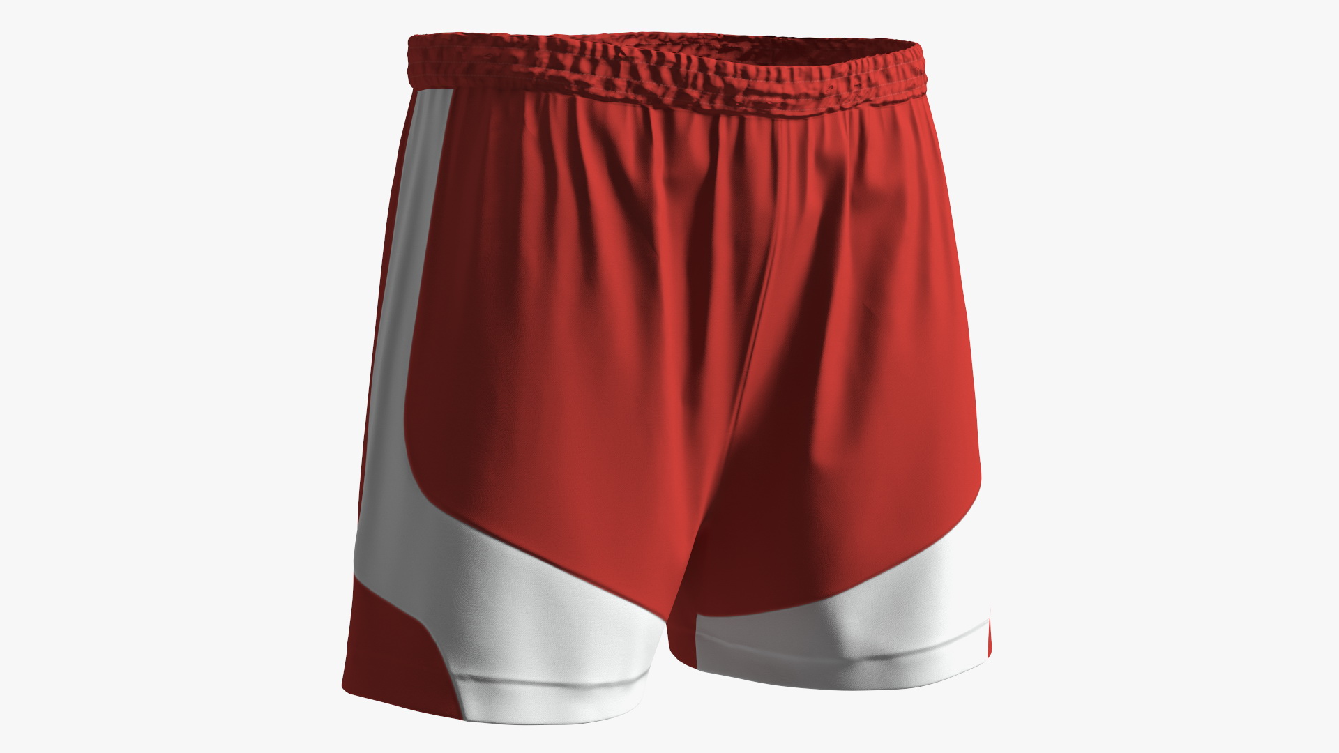 3D Athletic Running Shorts model