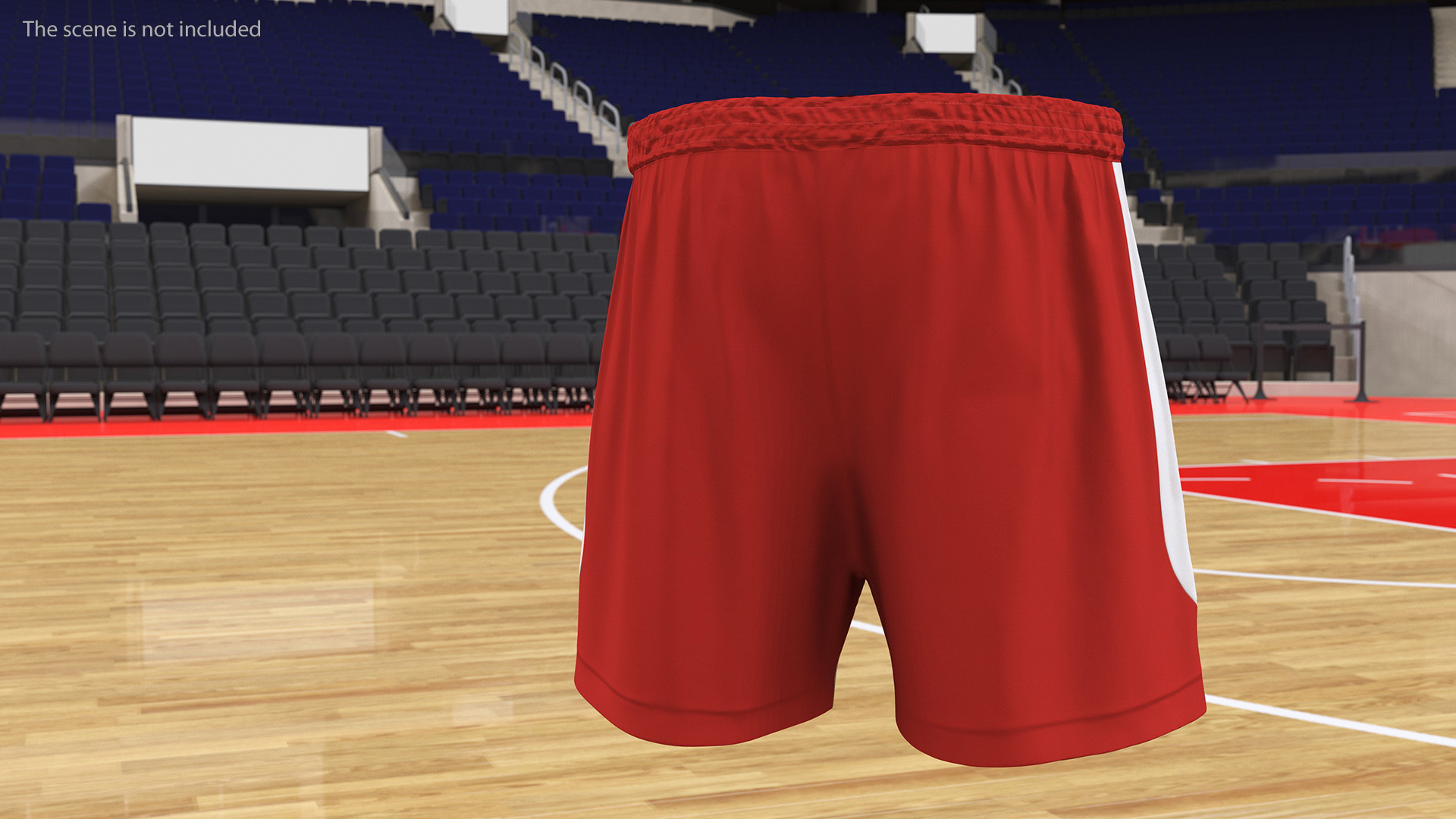 3D Athletic Running Shorts model