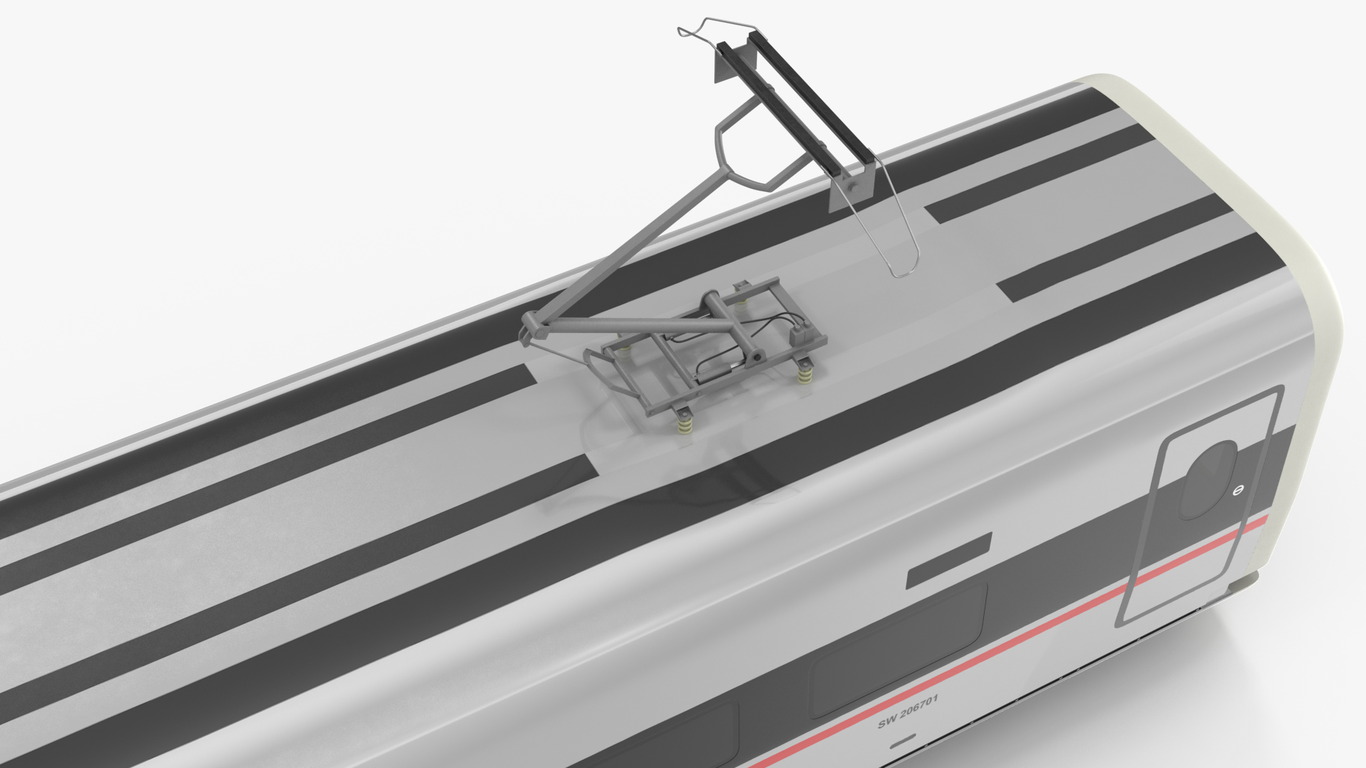 CR400 Fuxing Train Wagon Electric Drive 3D model