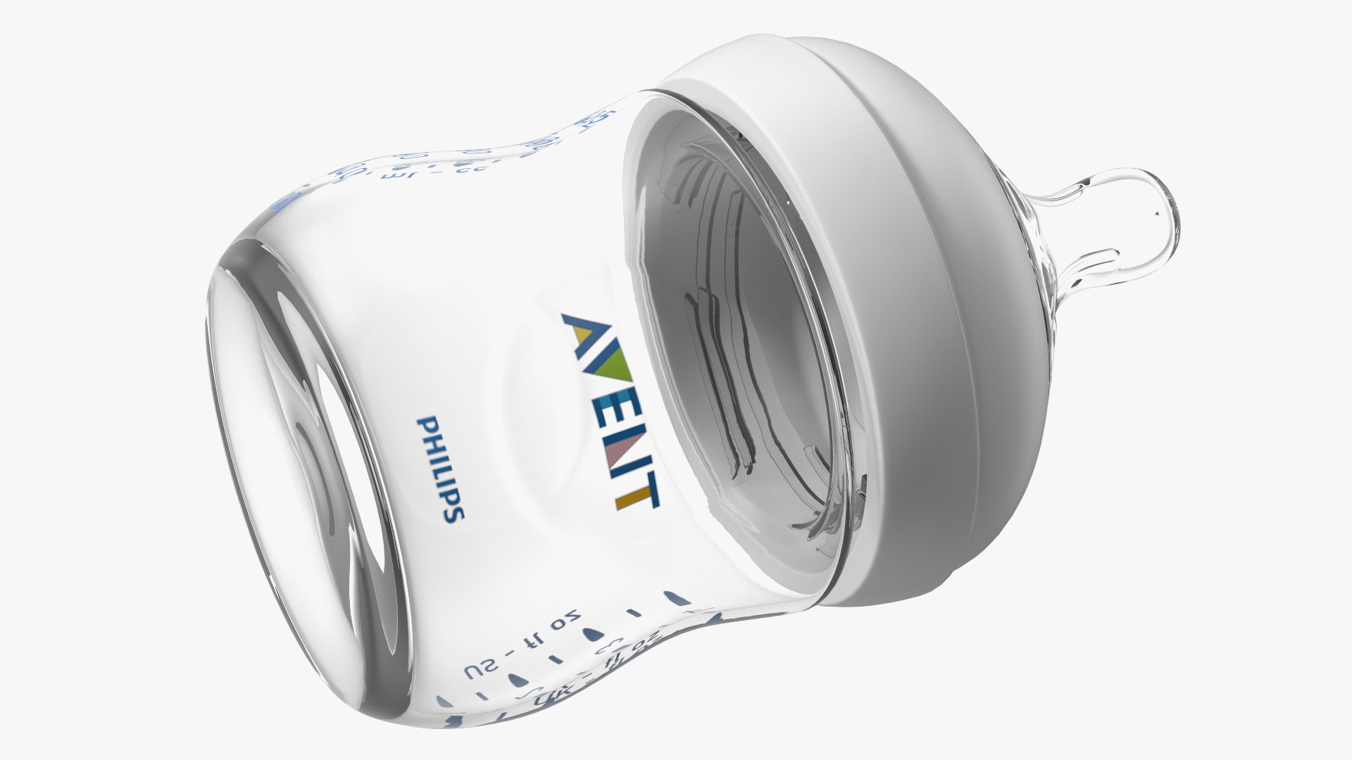 Philips Avent Baby Bottle with Nipple 3D