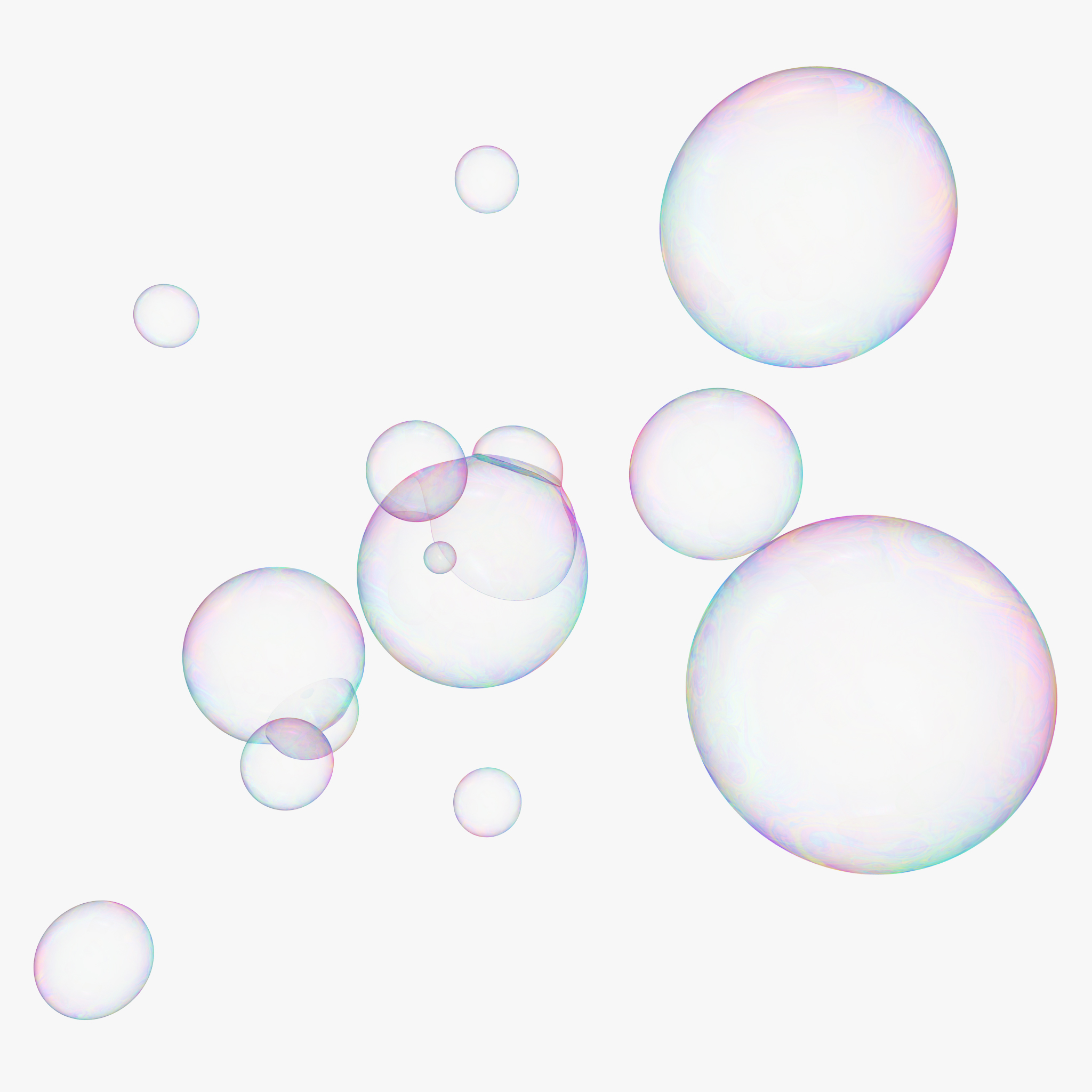 Colorful Soap Bubbles, view 3