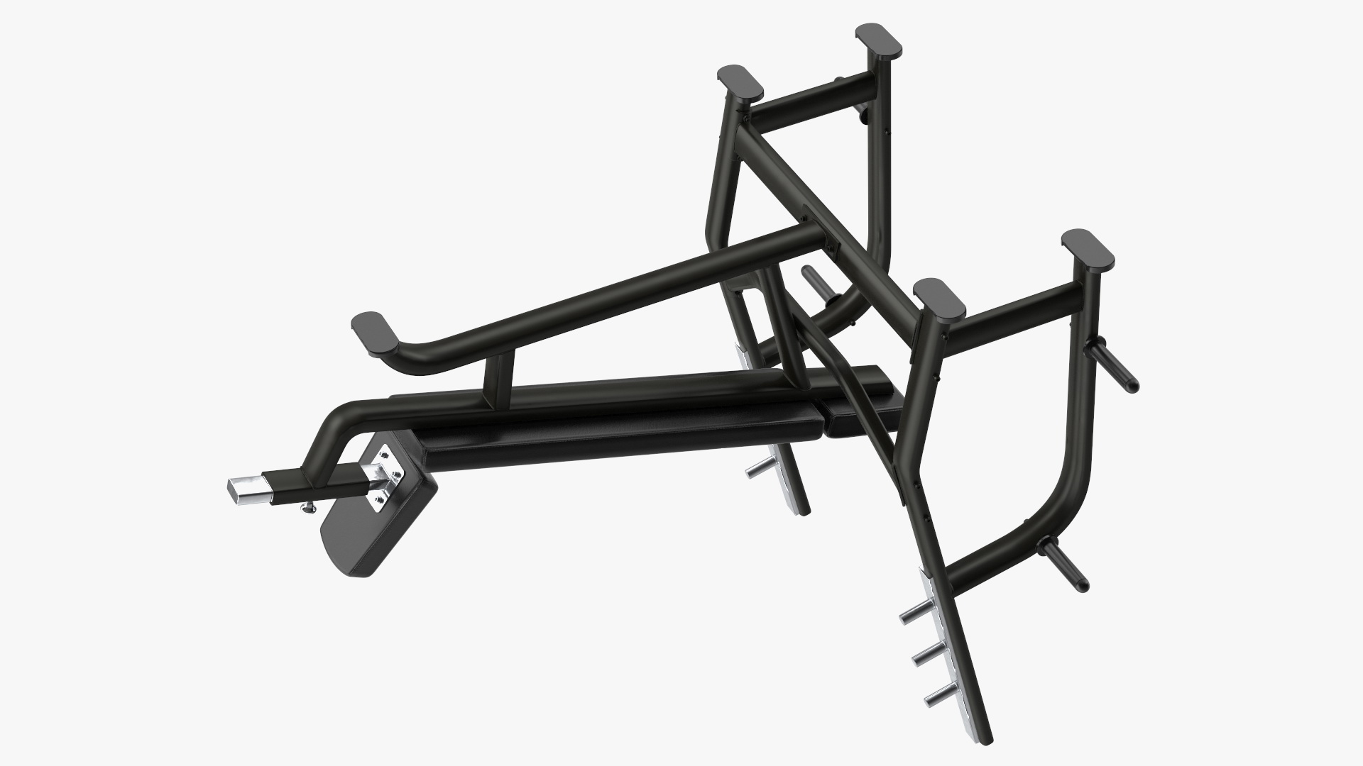 3D Olympic Incline Bench
