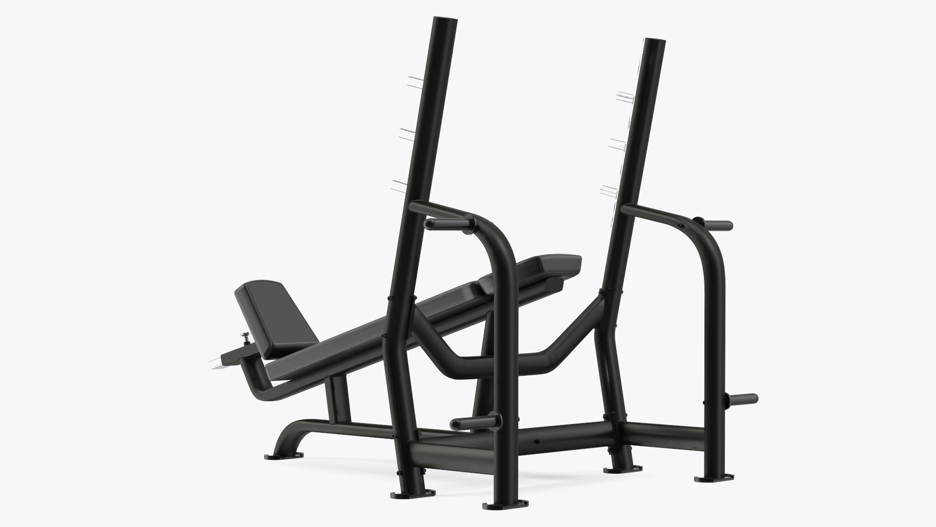 3D Olympic Incline Bench
