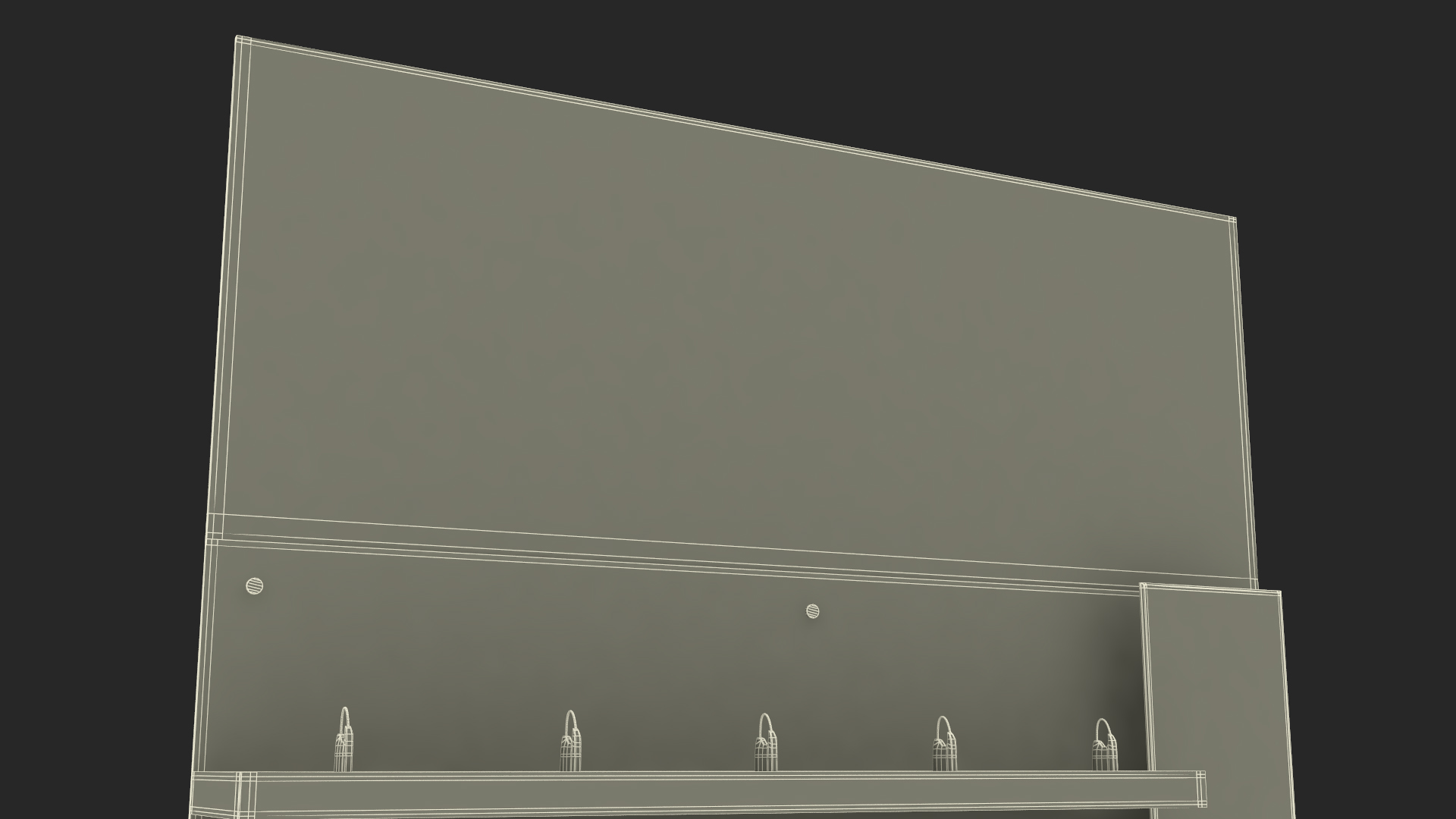 Black Glasses Display Stand Type 3D