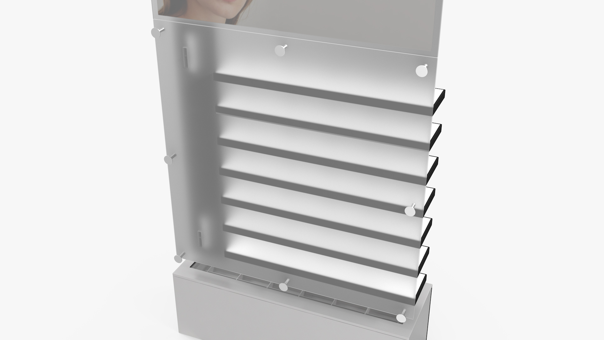 Black Glasses Display Stand Type 3D