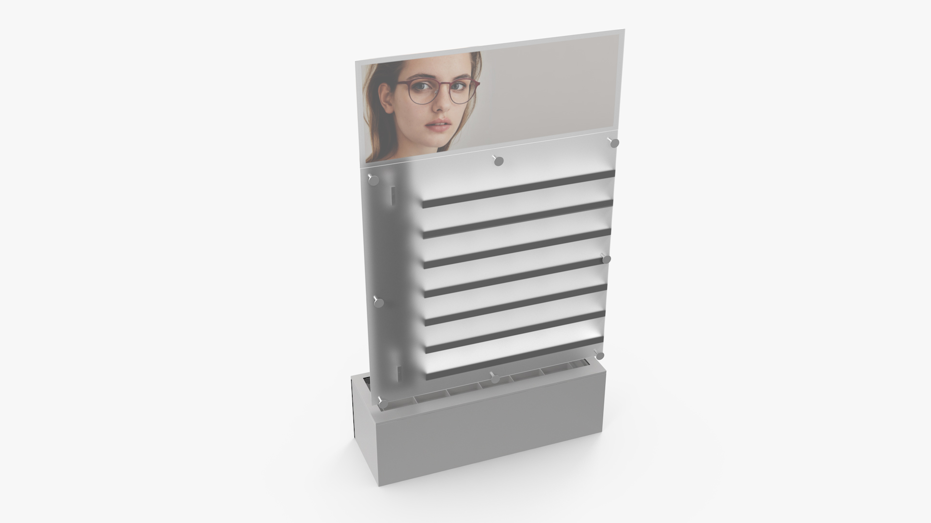 Black Glasses Display Stand Type 3D
