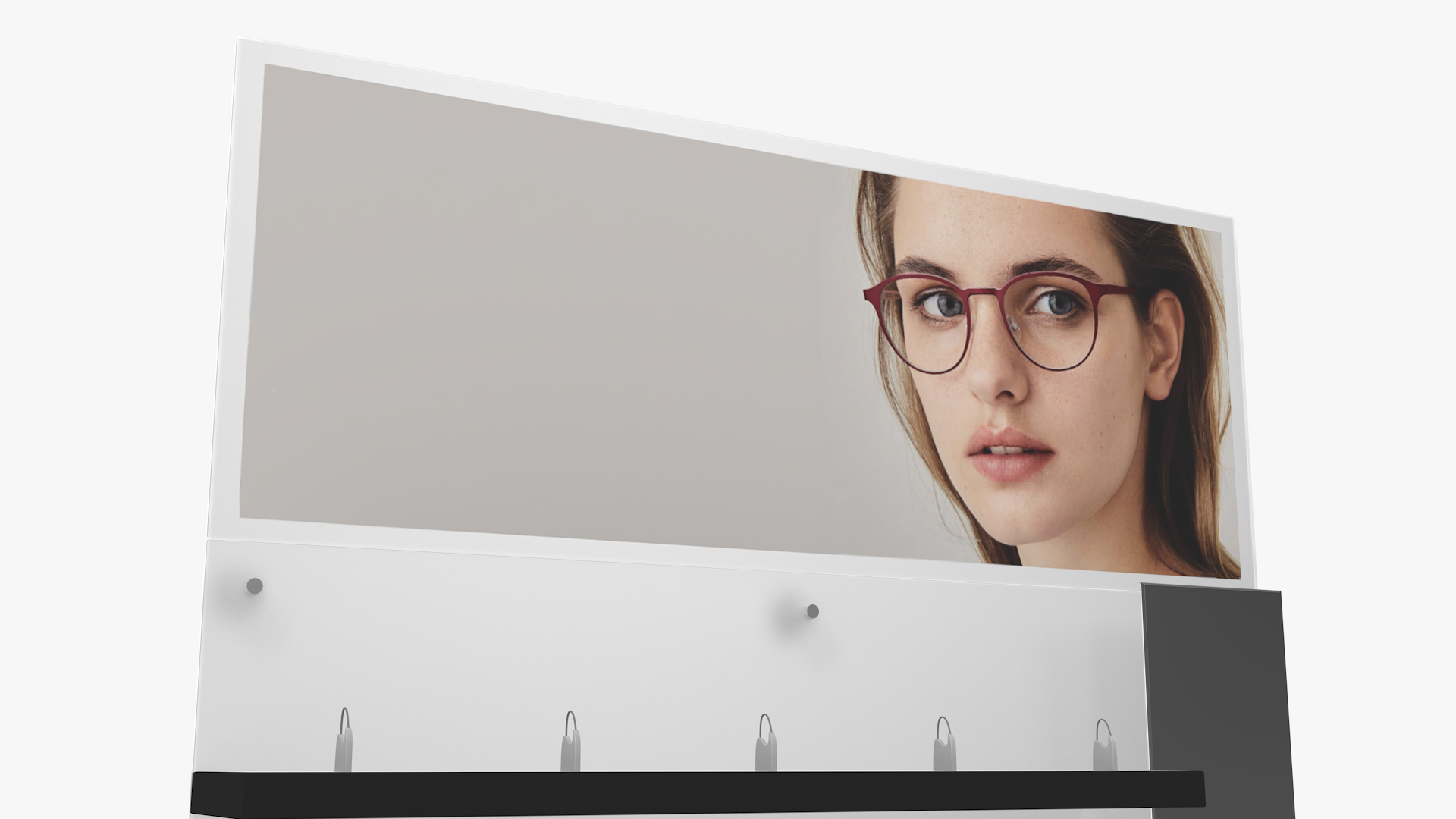 Black Glasses Display Stand Type 3D