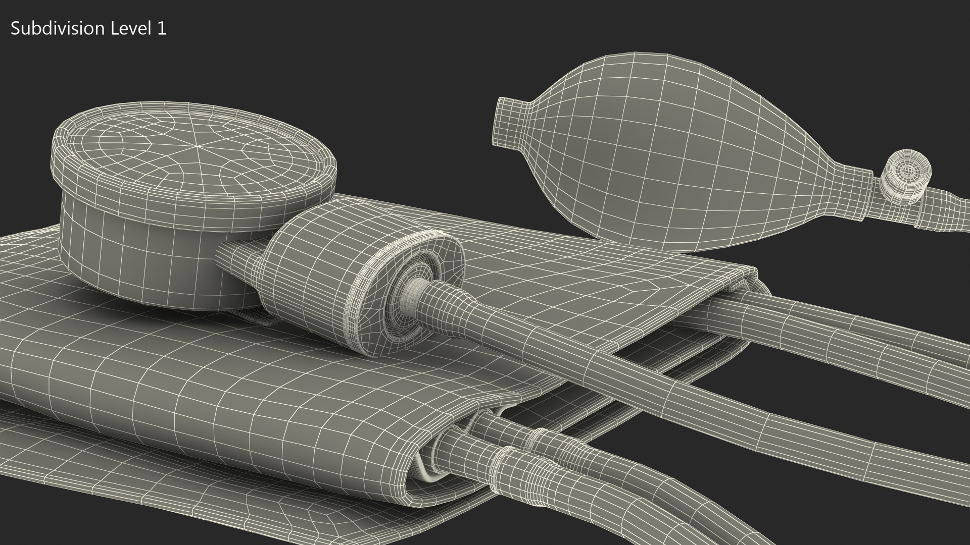Blood Pressure Aneroid Sphygmomanometer 3D model