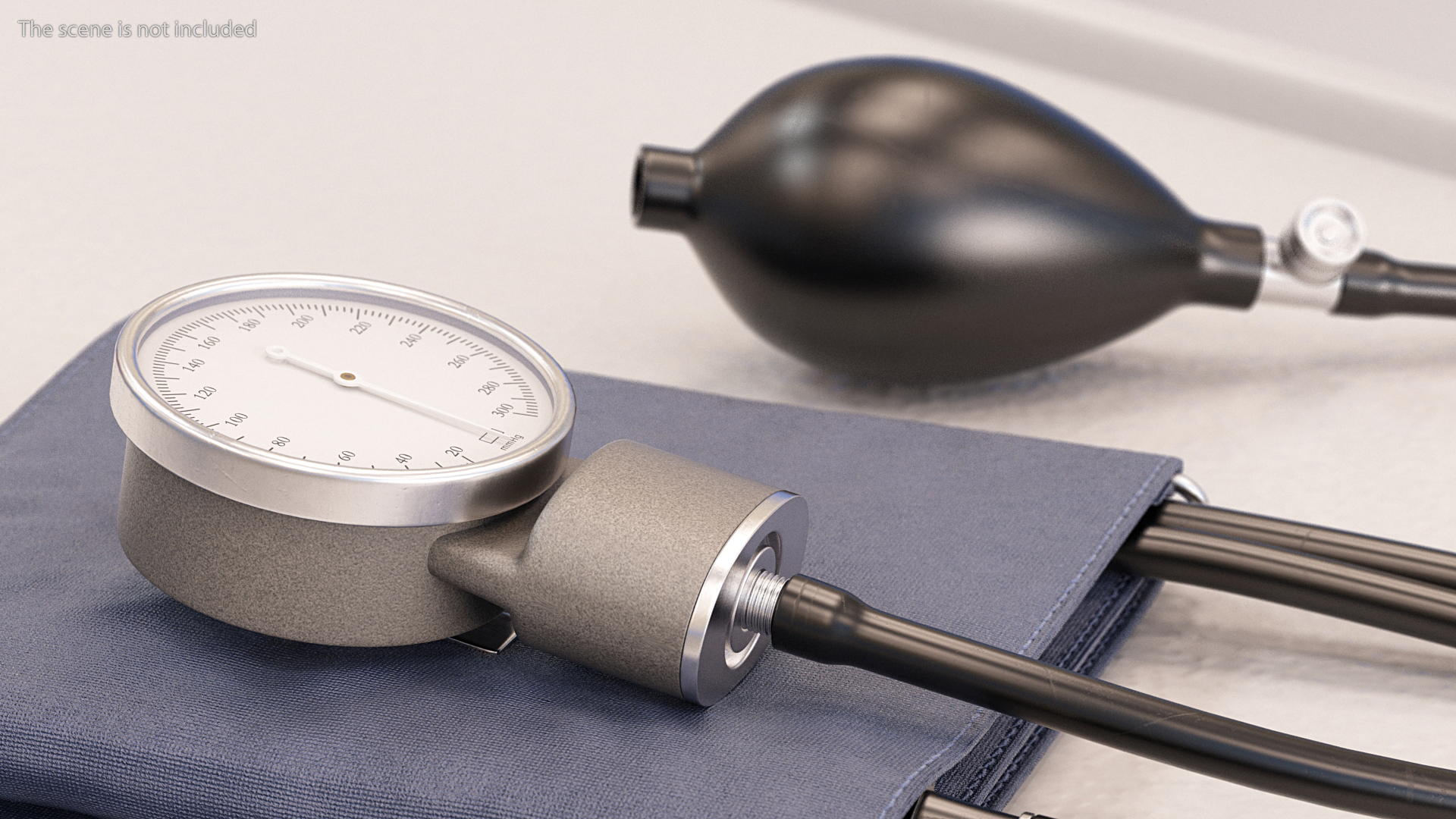 Blood Pressure Aneroid Sphygmomanometer 3D model