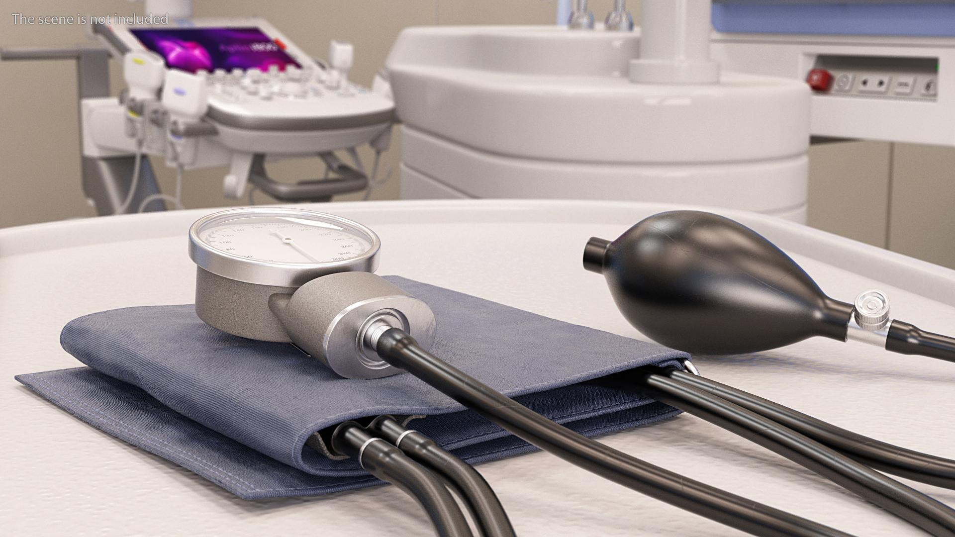 Blood Pressure Aneroid Sphygmomanometer 3D model