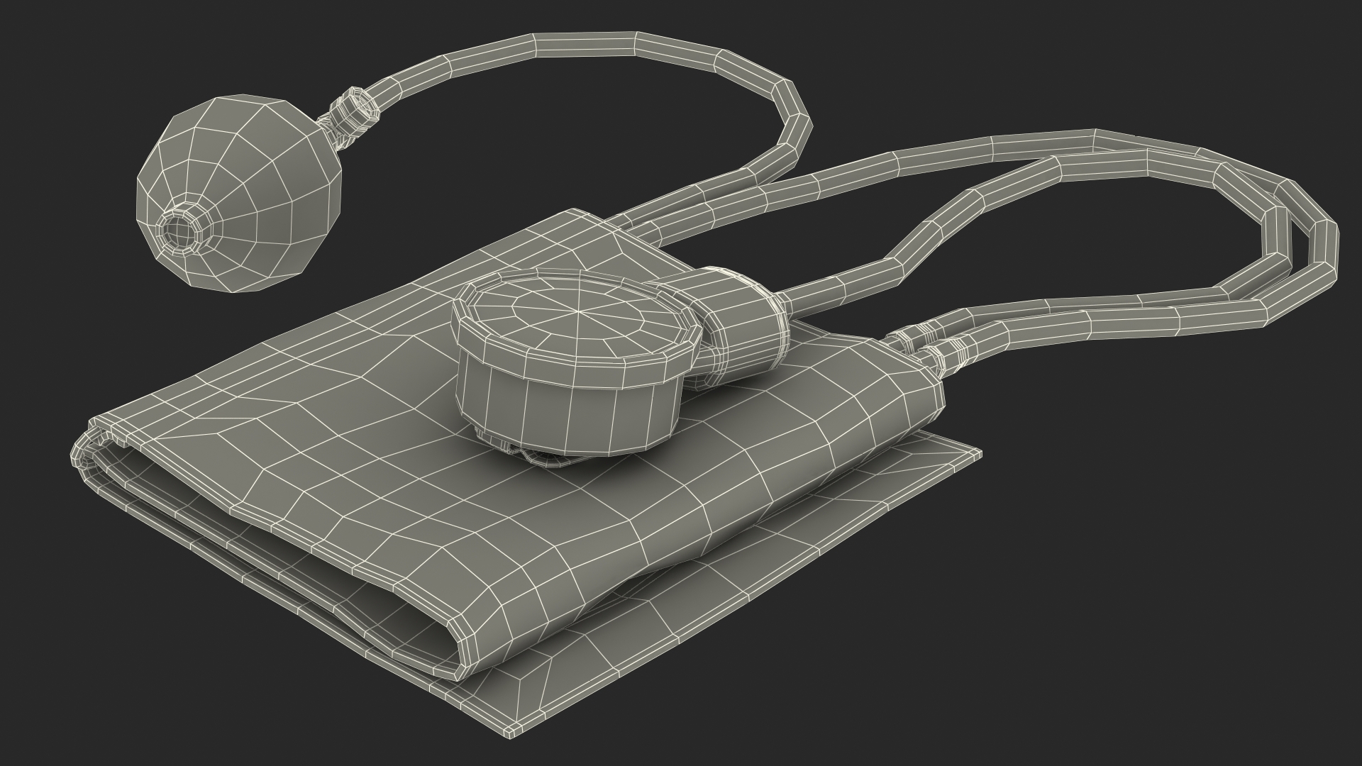 Blood Pressure Aneroid Sphygmomanometer 3D model