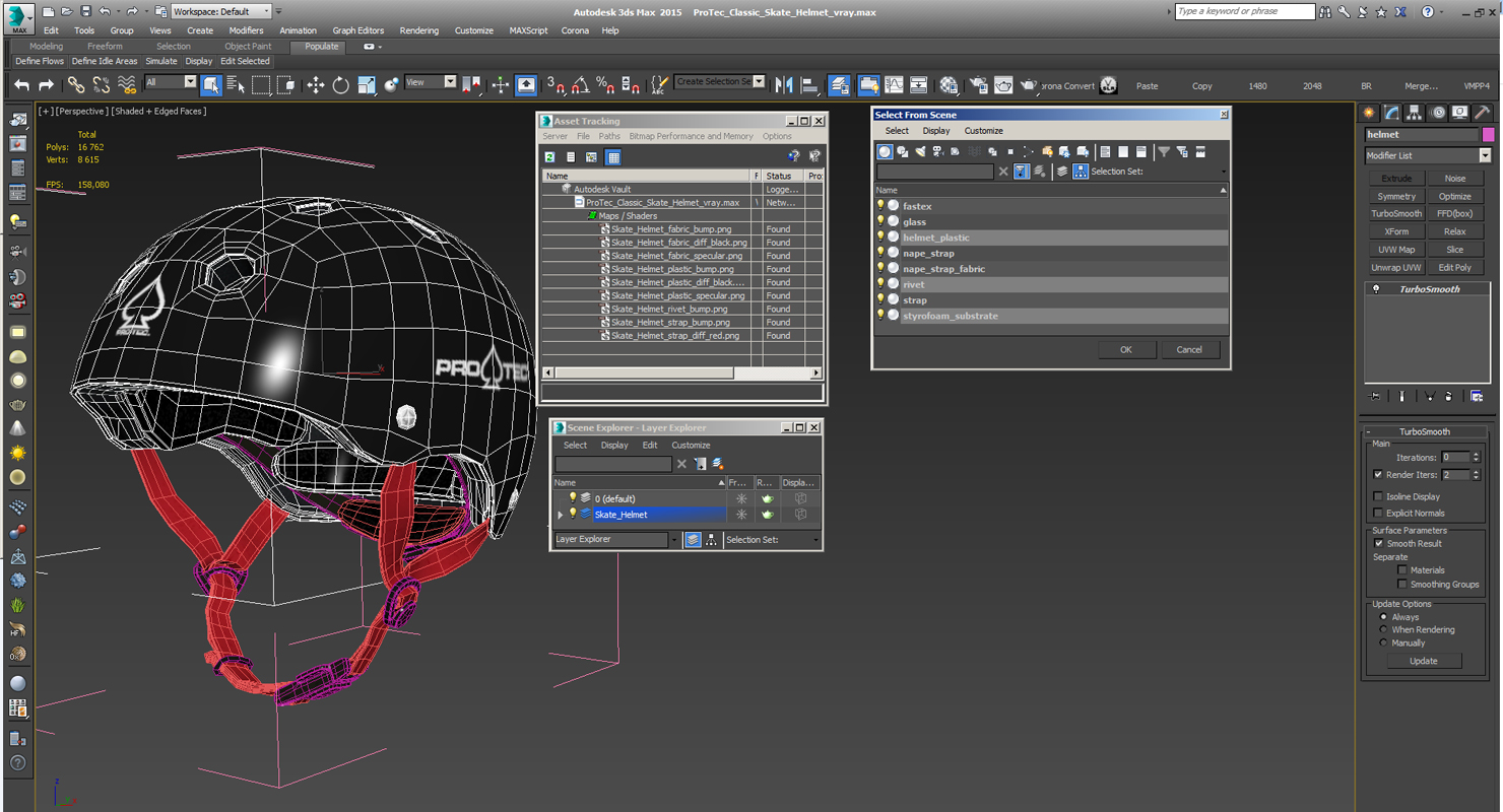 ProTec Classic Skate Helmet 3D