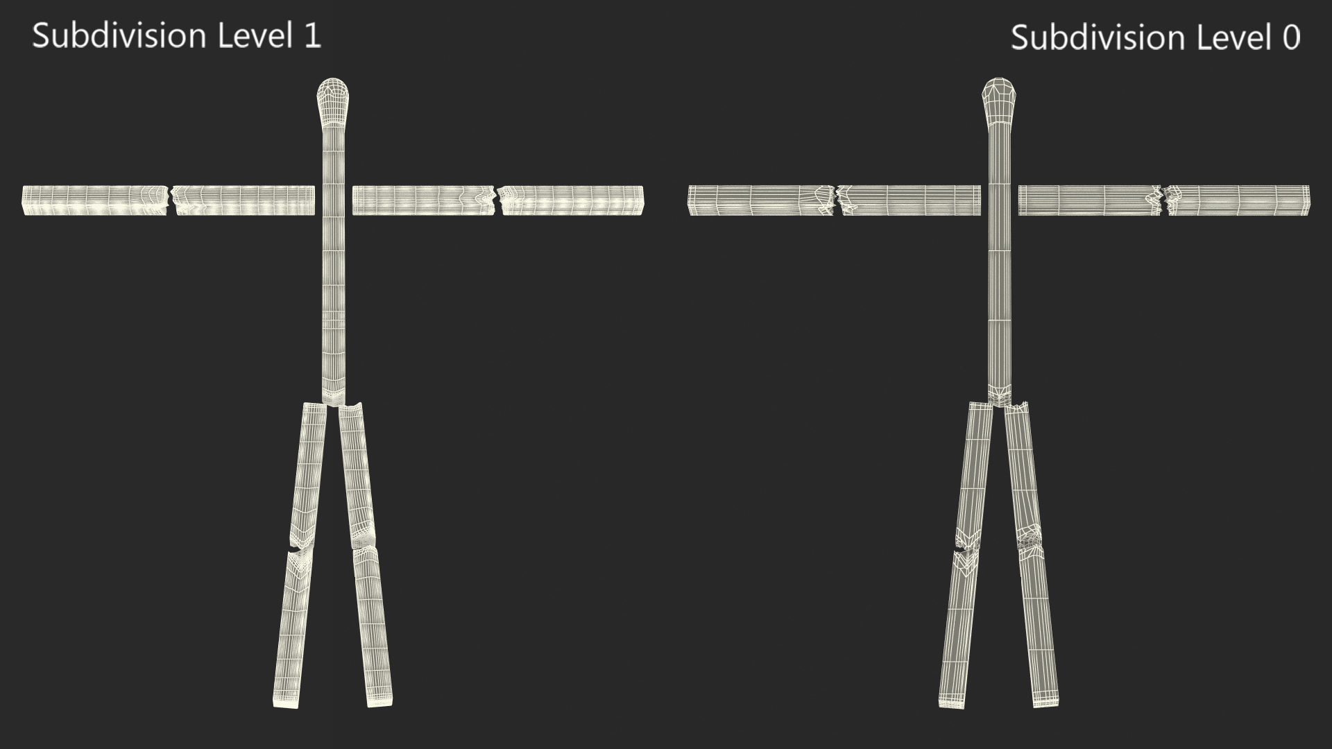 Matchstick Man 3D model
