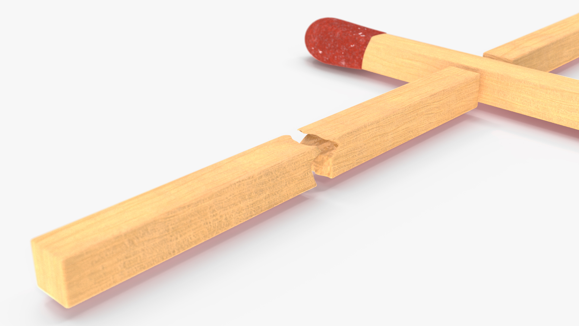 Matchstick Man 3D model