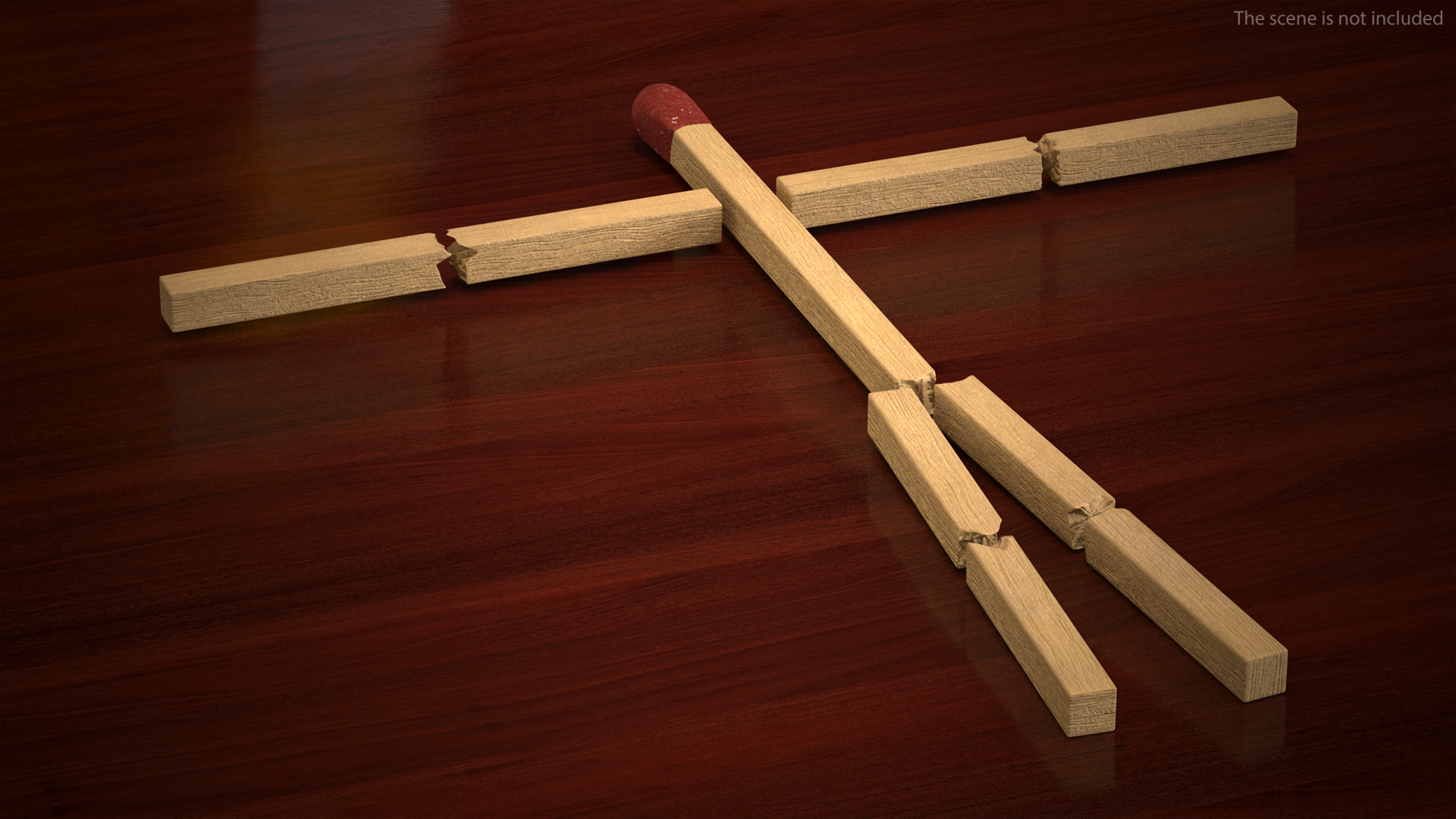 Matchstick Man 3D model