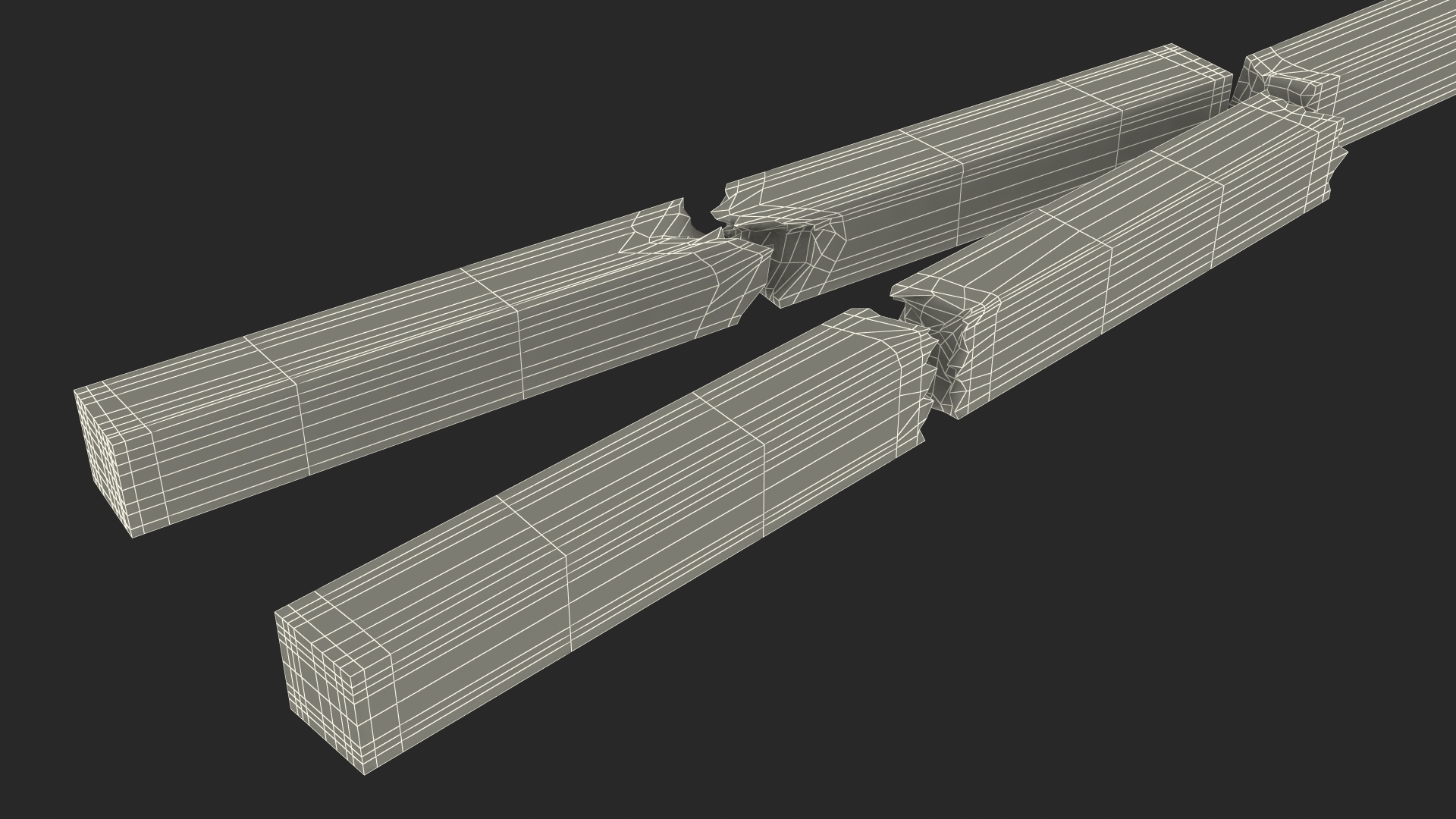 Matchstick Man 3D model