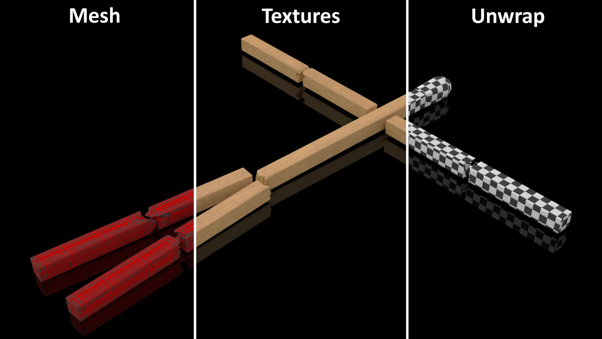 Matchstick Man 3D model