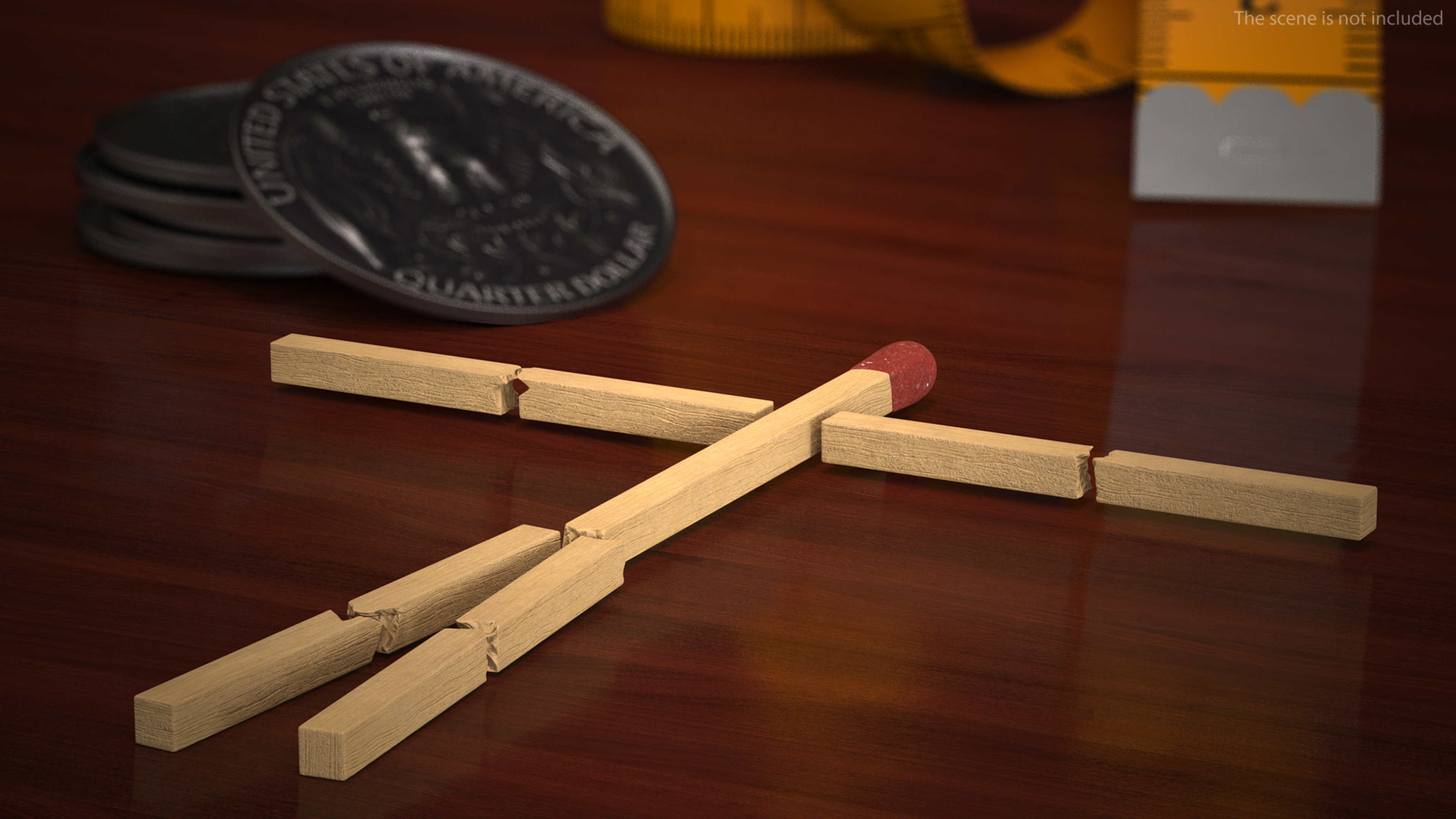 Matchstick Man 3D model