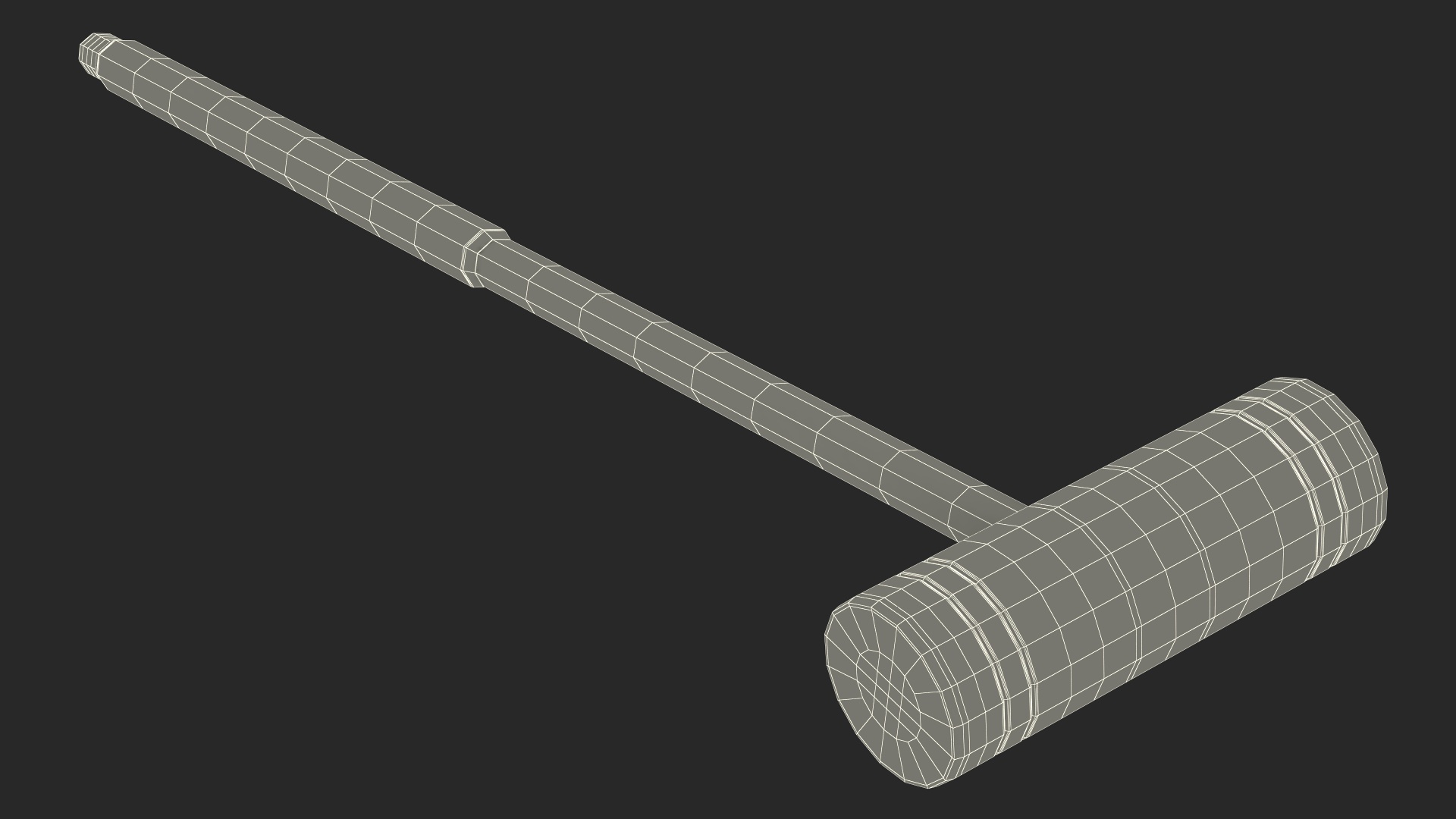 3D Croquet Bat