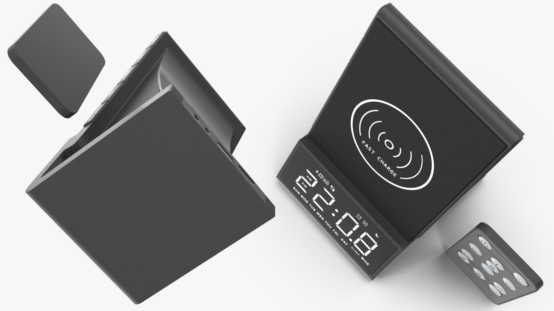3D model Digital Alarm Clock Radio